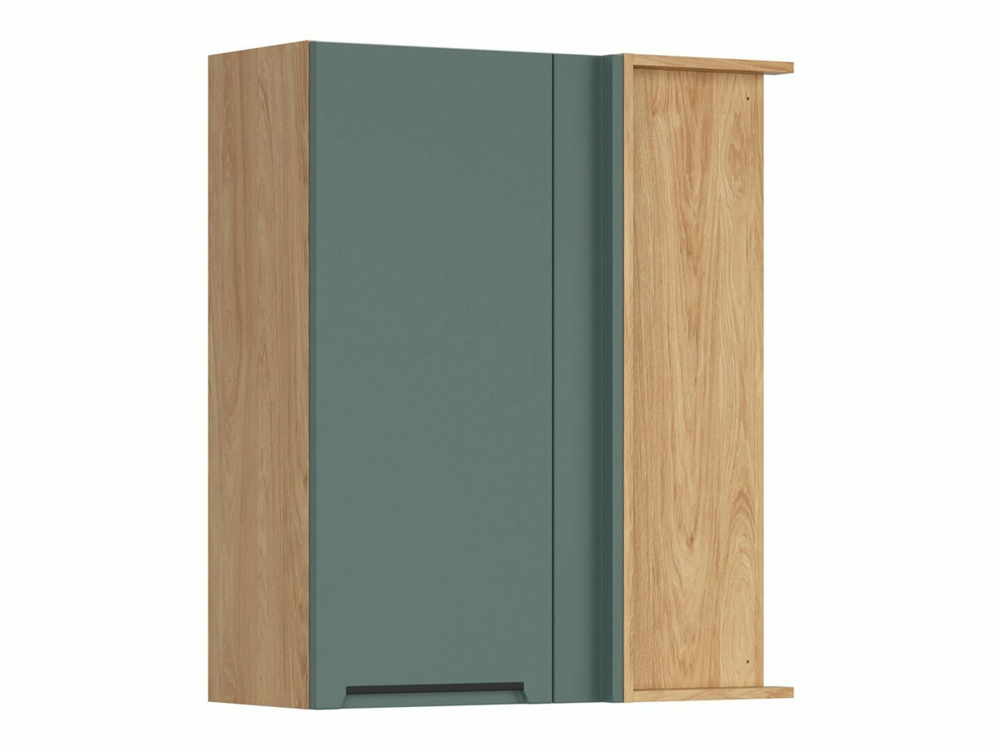 Modularan zidni kutni ormarić Riso Green 156