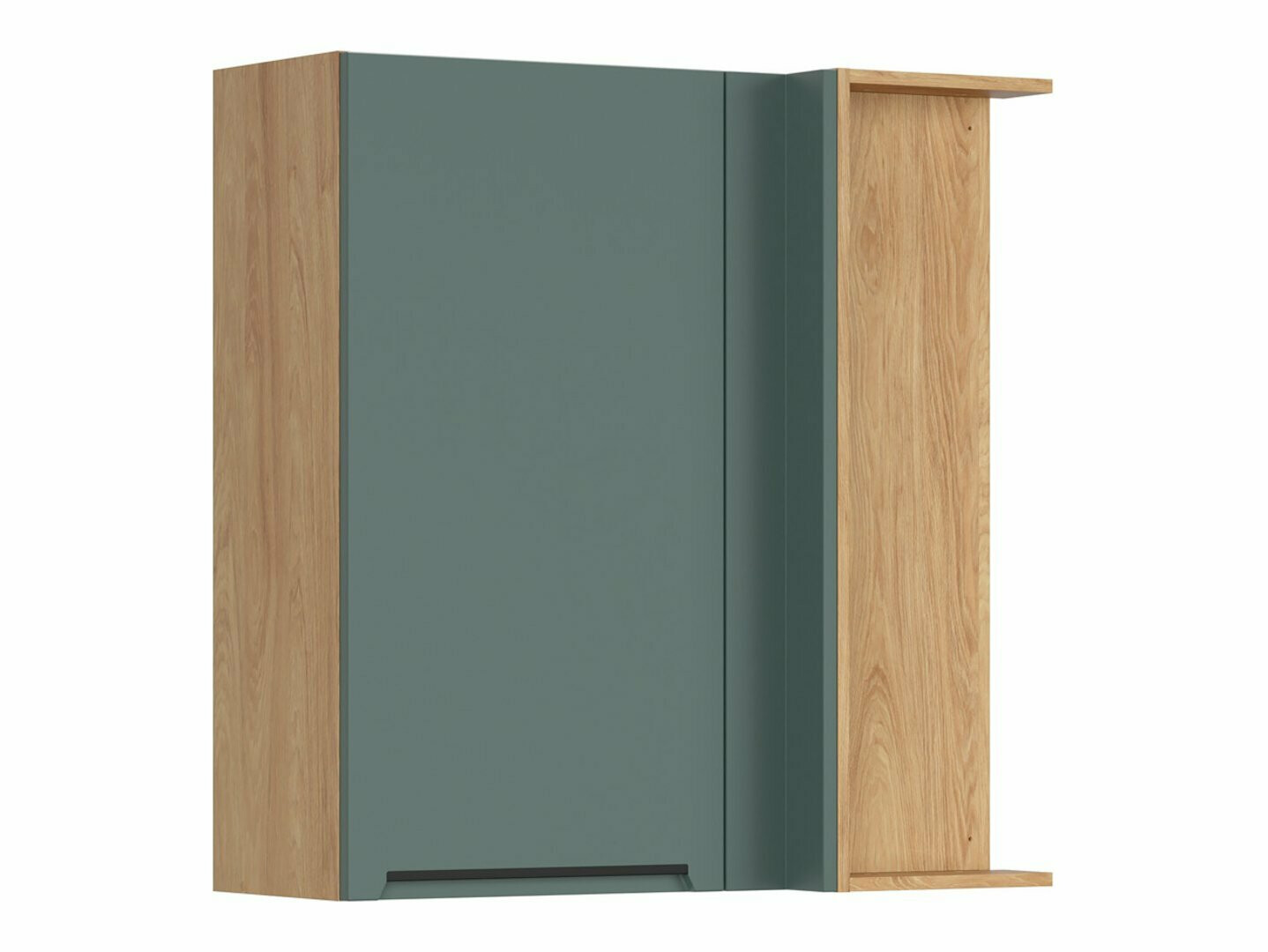 Modularan zidni kutni ormarić Riso Green 159