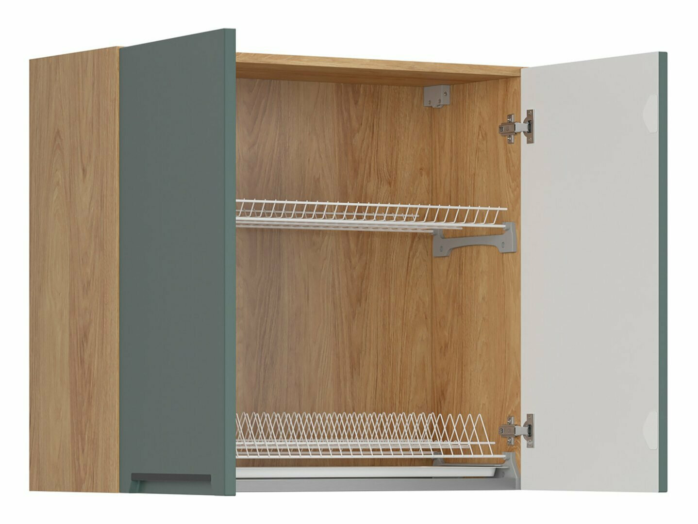 Modularan zidni ormarić sa cjedilom za posuđe Riso Green 154