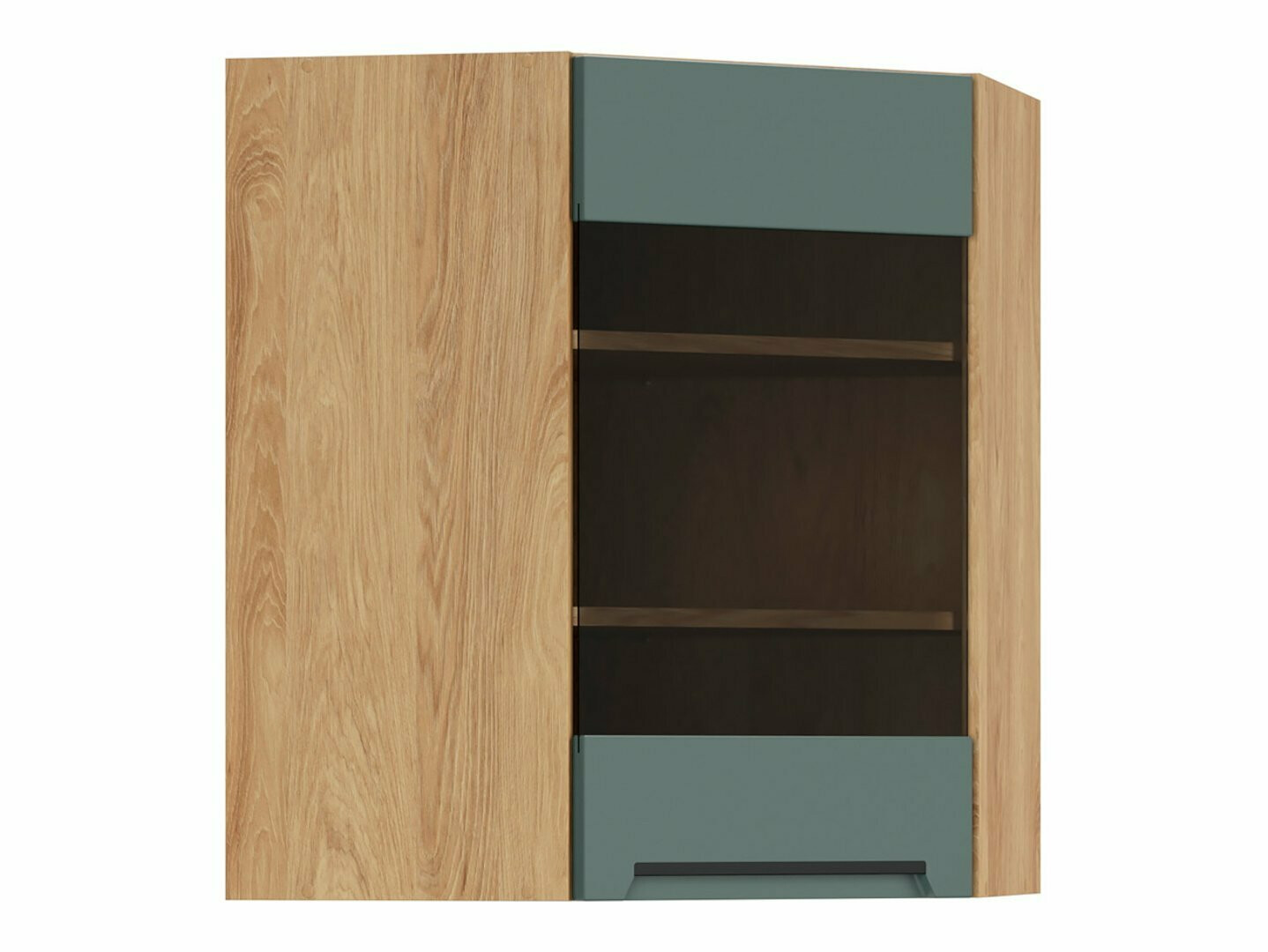 Modularan zidni kutni ormarić Riso Green 161