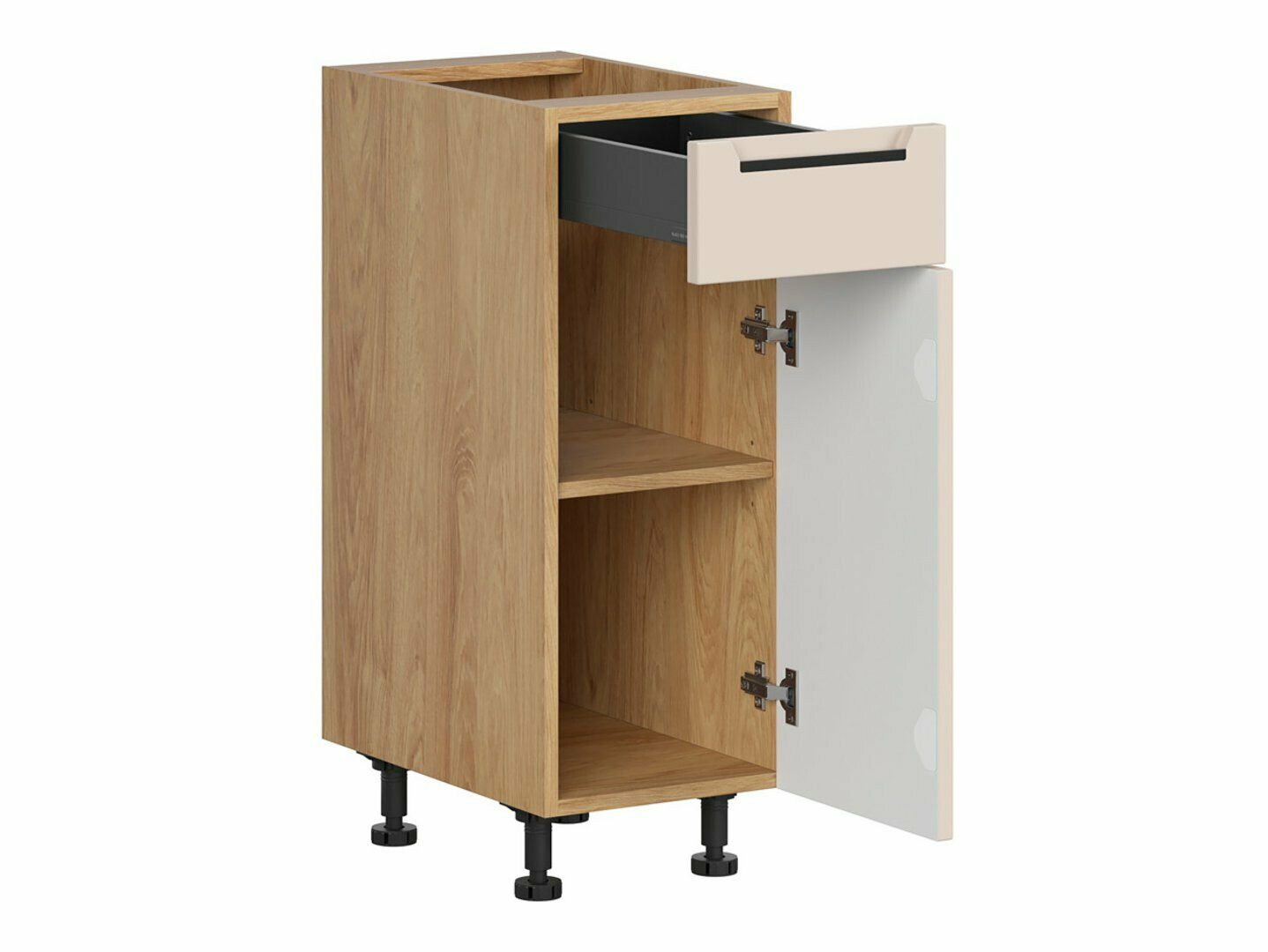 Modularni ormarić s ladicom i vratima Riso Beige 102
