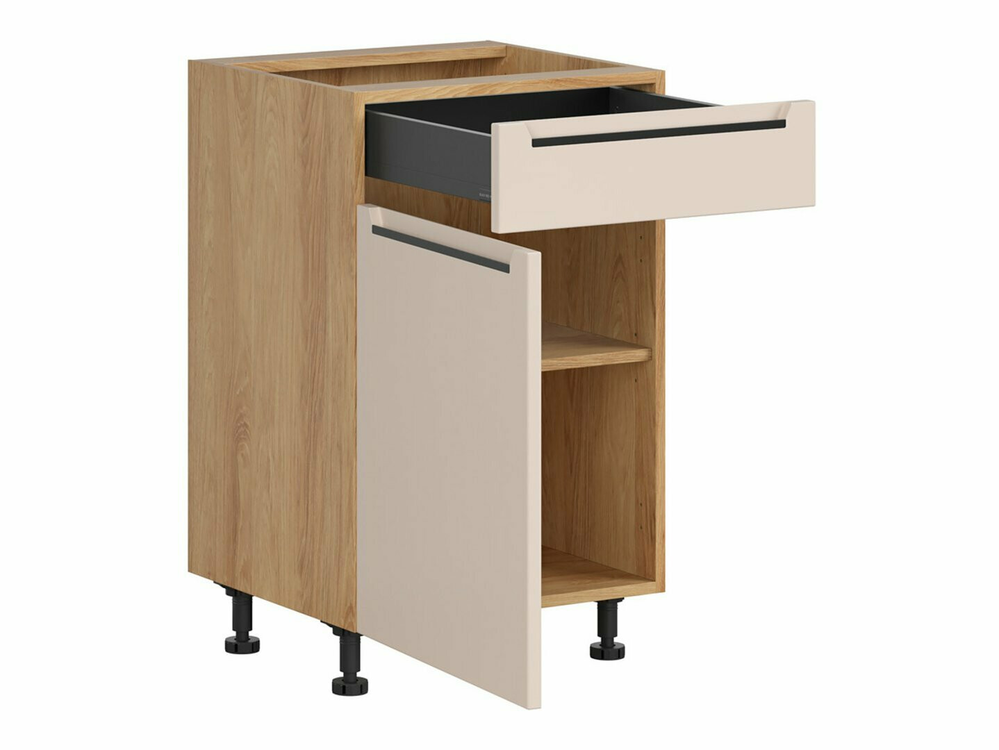 Modularni ormarić s ladicom i vratima Riso Beige 104