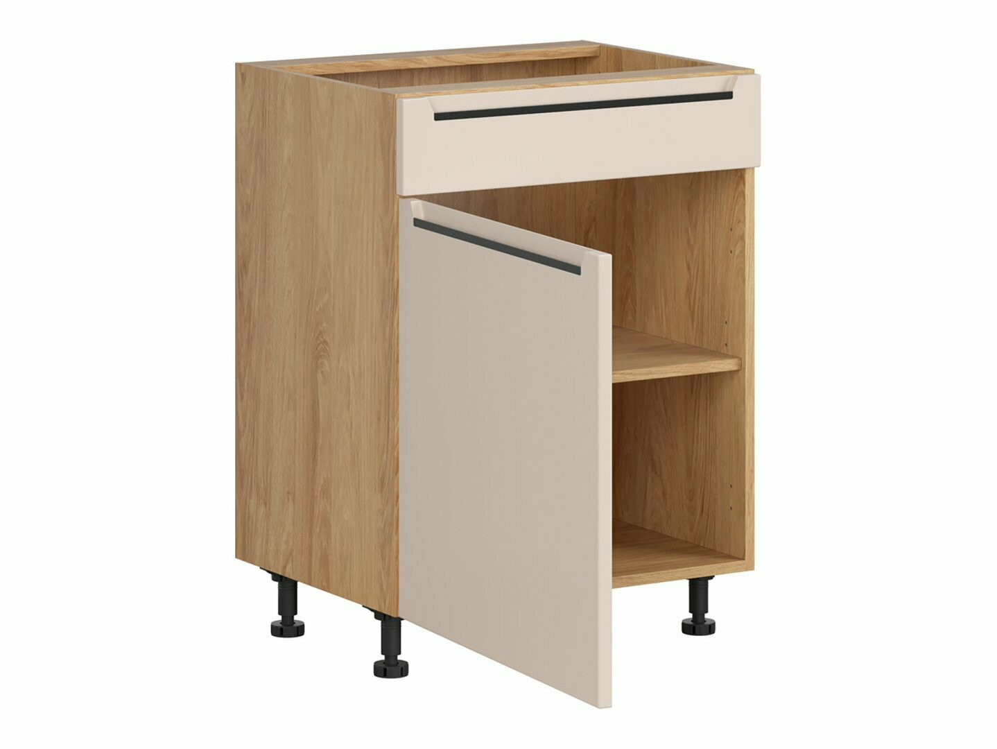 Modularni ormarić s vratima Riso Beige 100