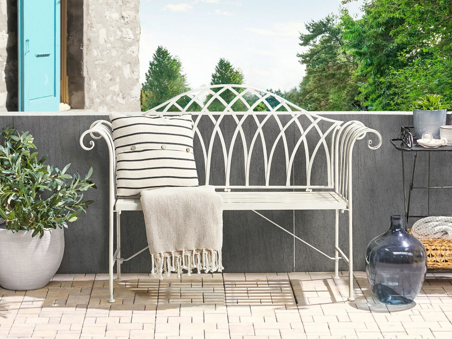 Vrtna klupa Berwyn 2480 (Bijela)