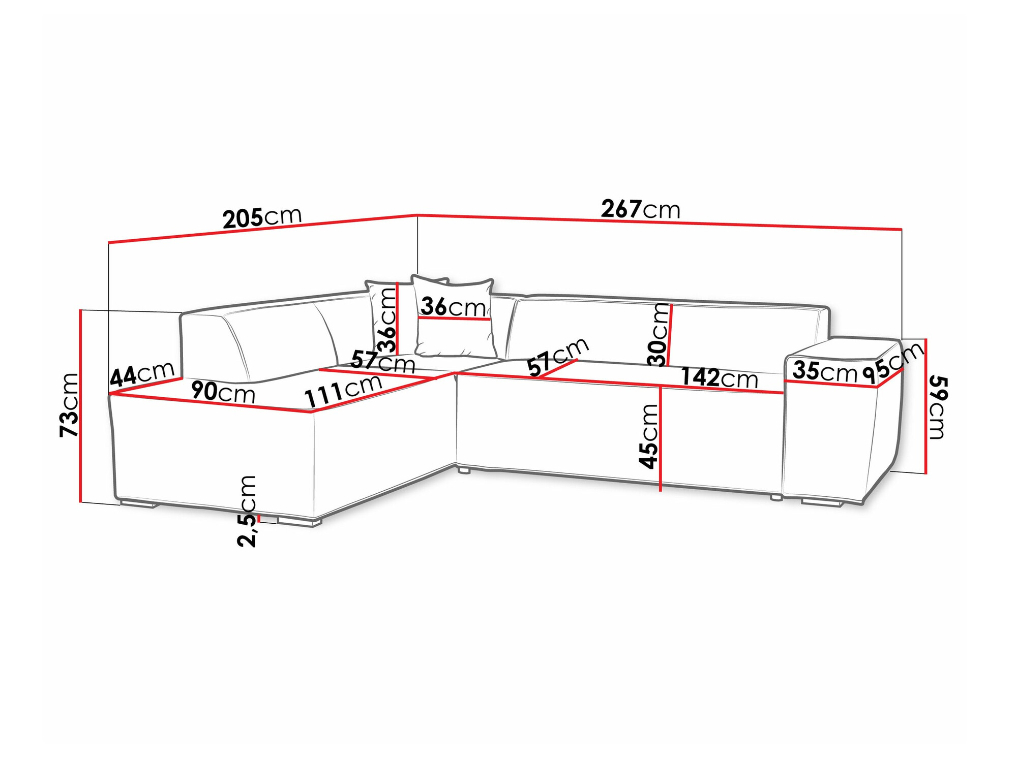 Kutna garnitura Comfivo 289 (Baloo 2074)