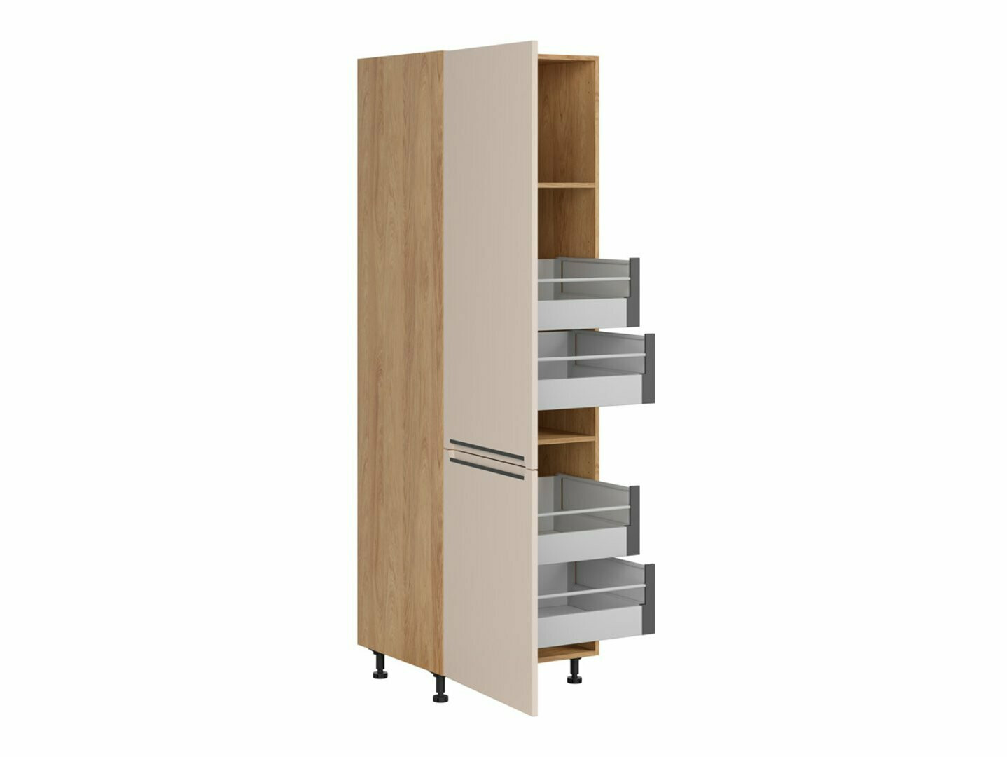 Modularni ormarić s vratima Riso Beige 112