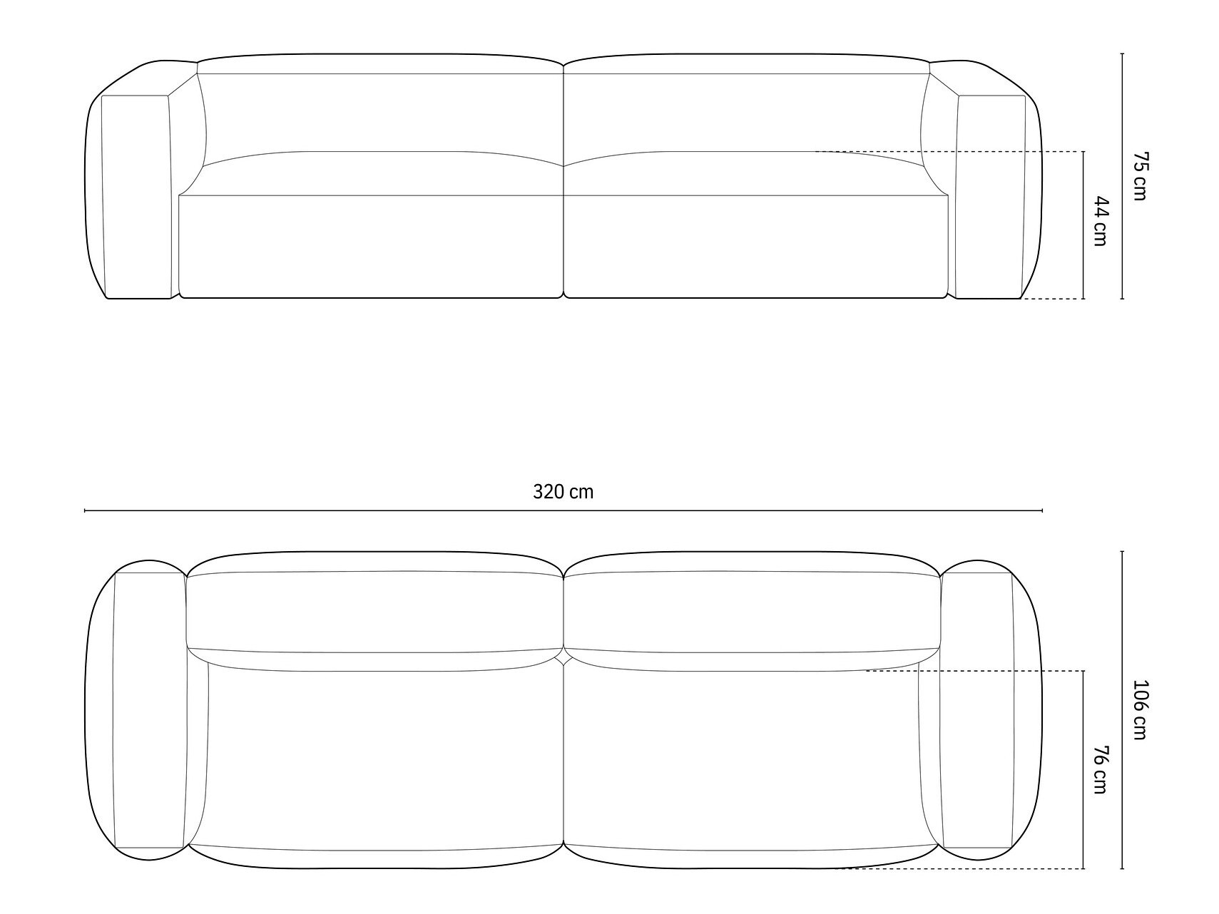 Modularna sofa Sorcoro 101 (Boston Water Green)