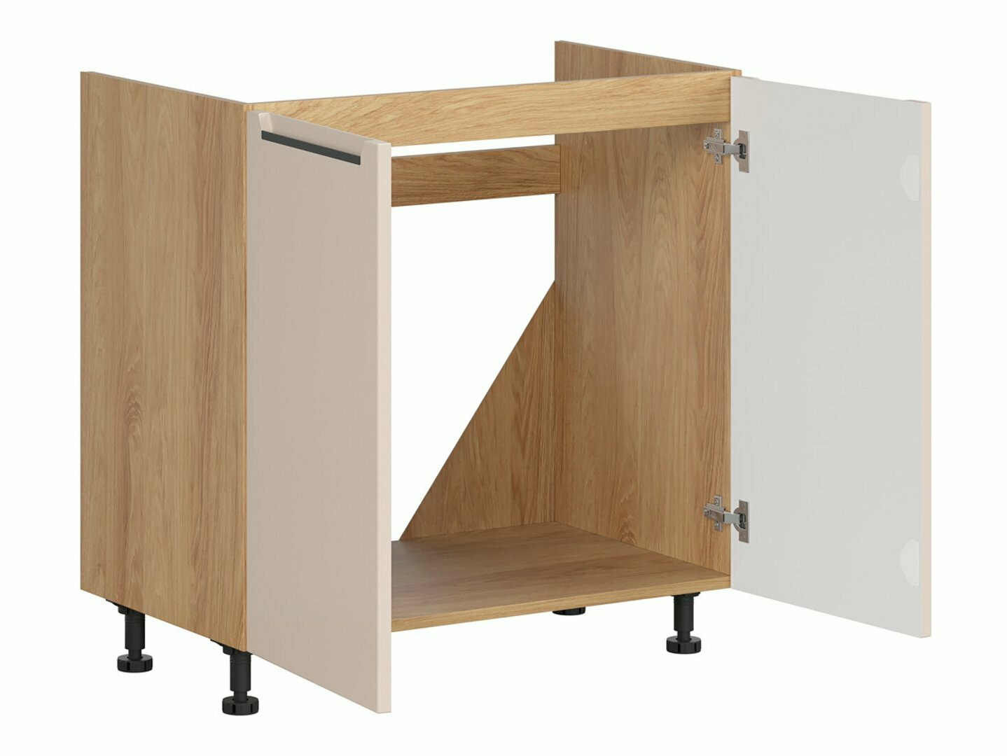 Modularni ormarić za sudoper s vratima Riso Beige 125