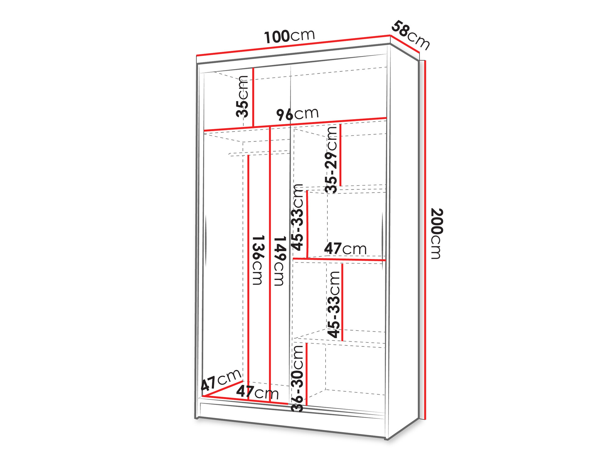 Ormar Closico Structor VII (Sonoma hrast)