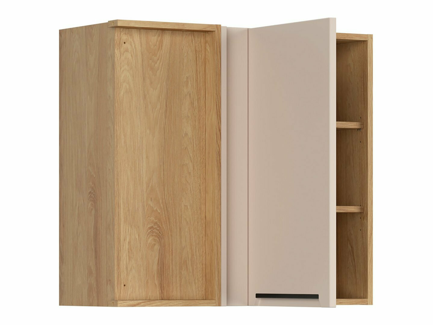 Modularan zidni kutni ormarić Riso Beige 156