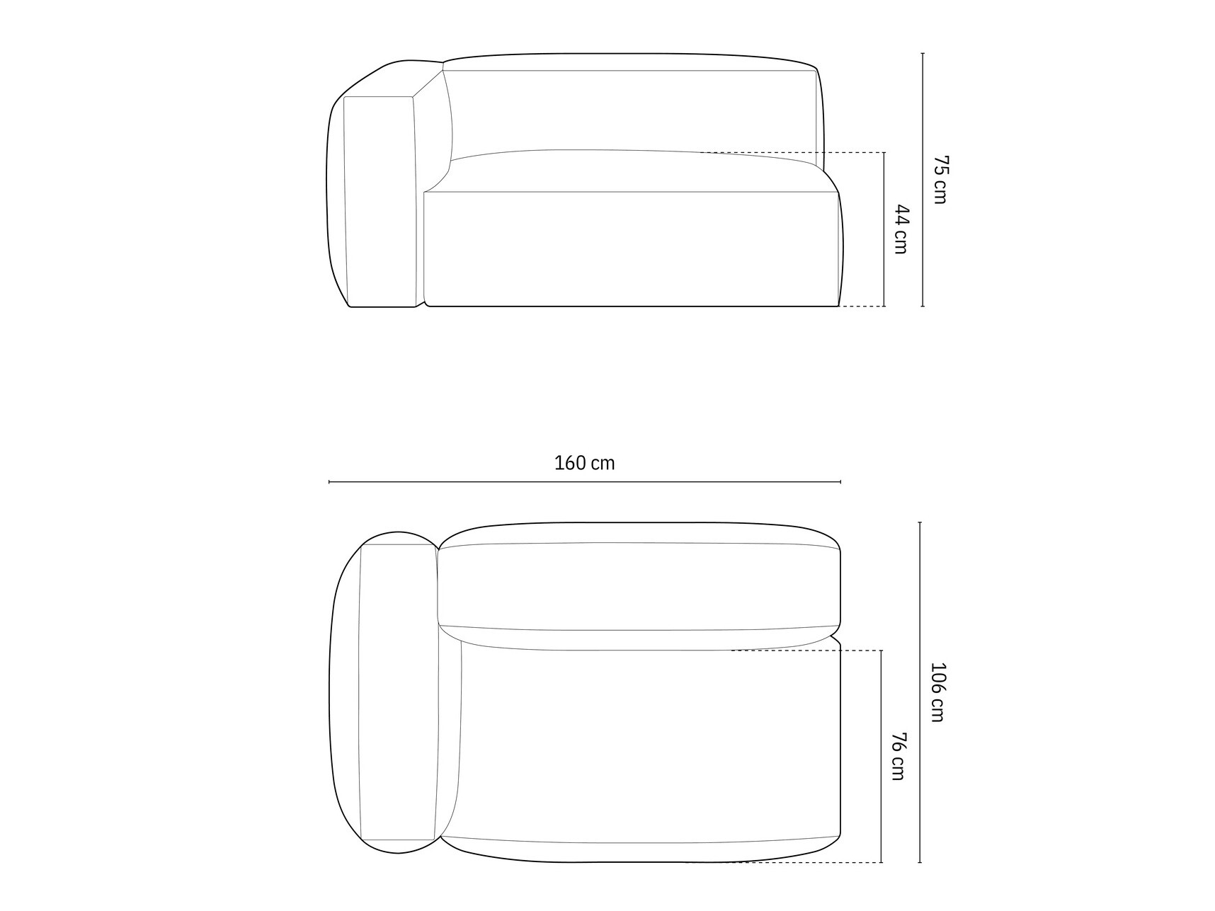 Modularna fotelja Sorcoro 111 (Vogue 12)