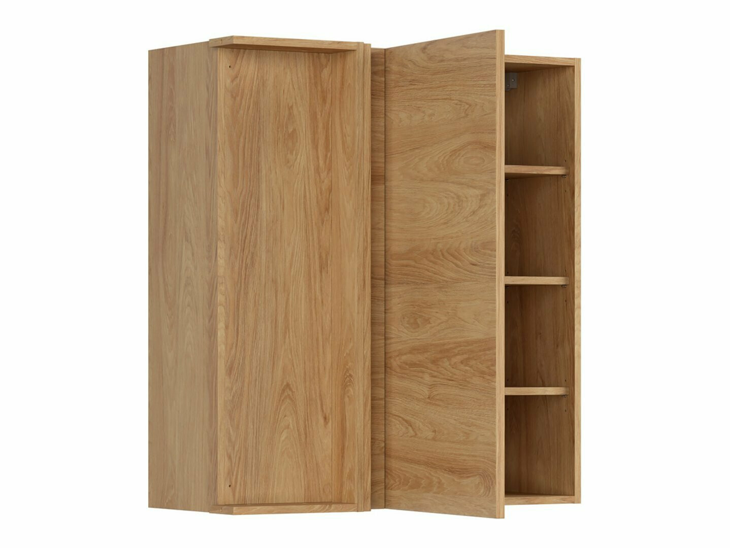 Modularan zidni kutni ormarić Amper Oak 158