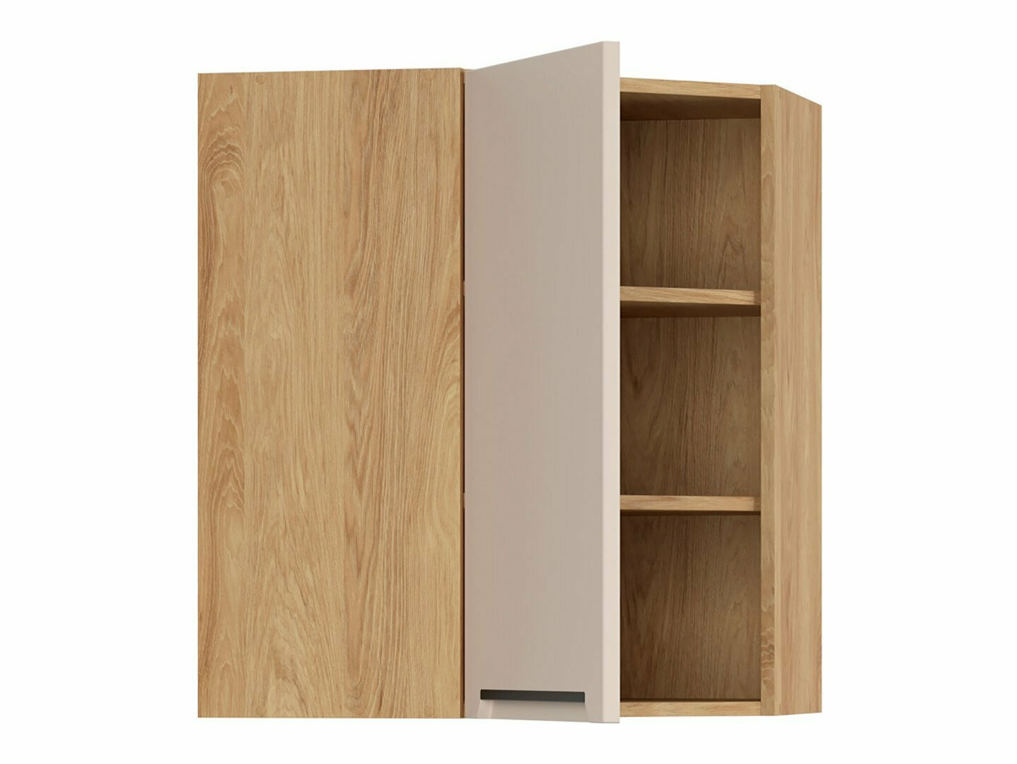 Modularan zidni kutni ormarić Riso Beige 160