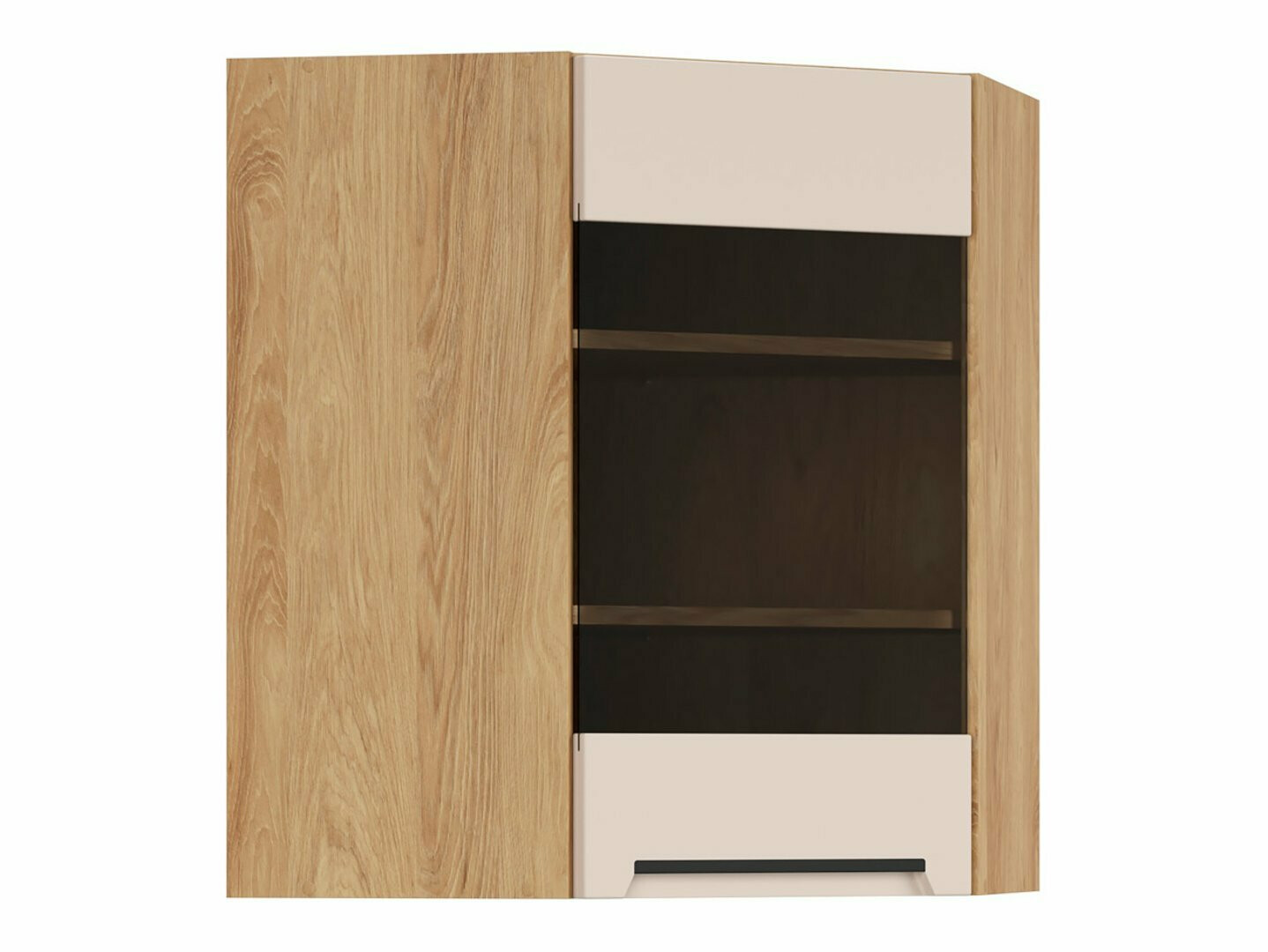 Modularan zidni kutni ormarić Riso Beige 161