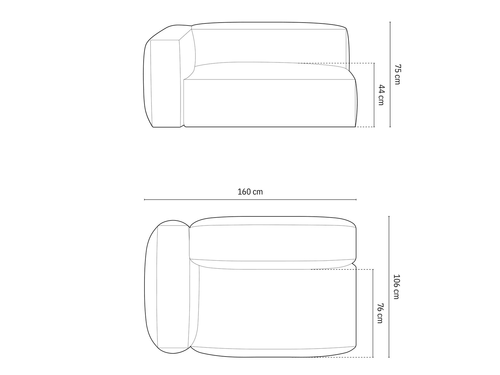 Modularna fotelja Sorcoro 111 (Boston Ocean)