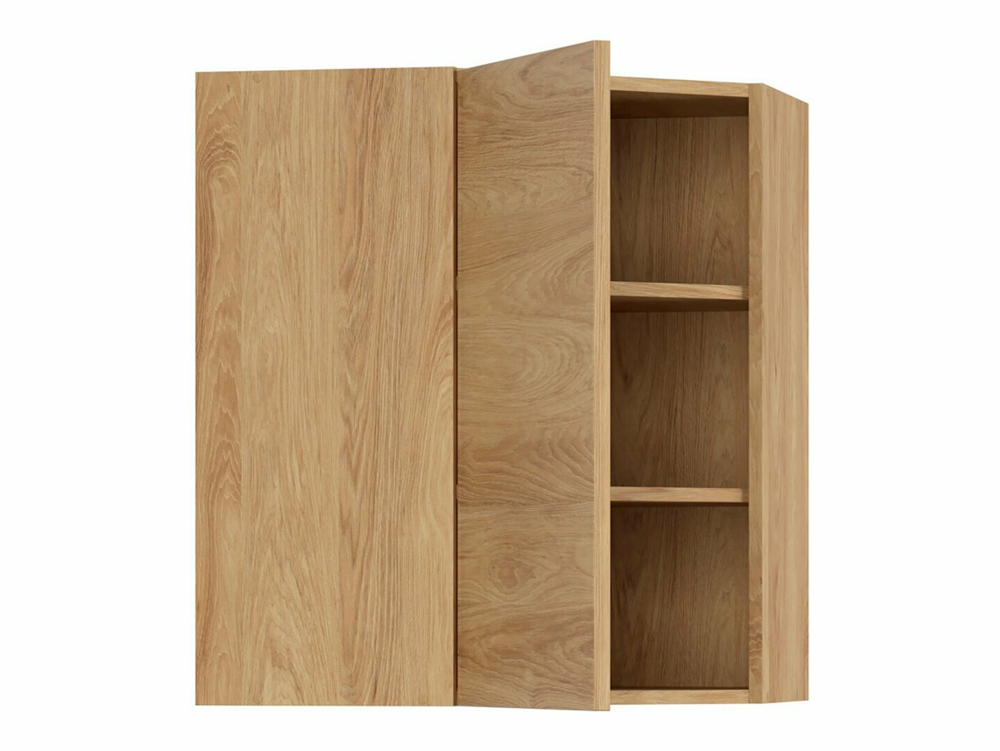 Modularan zidni kutni ormarić Amper Oak 159