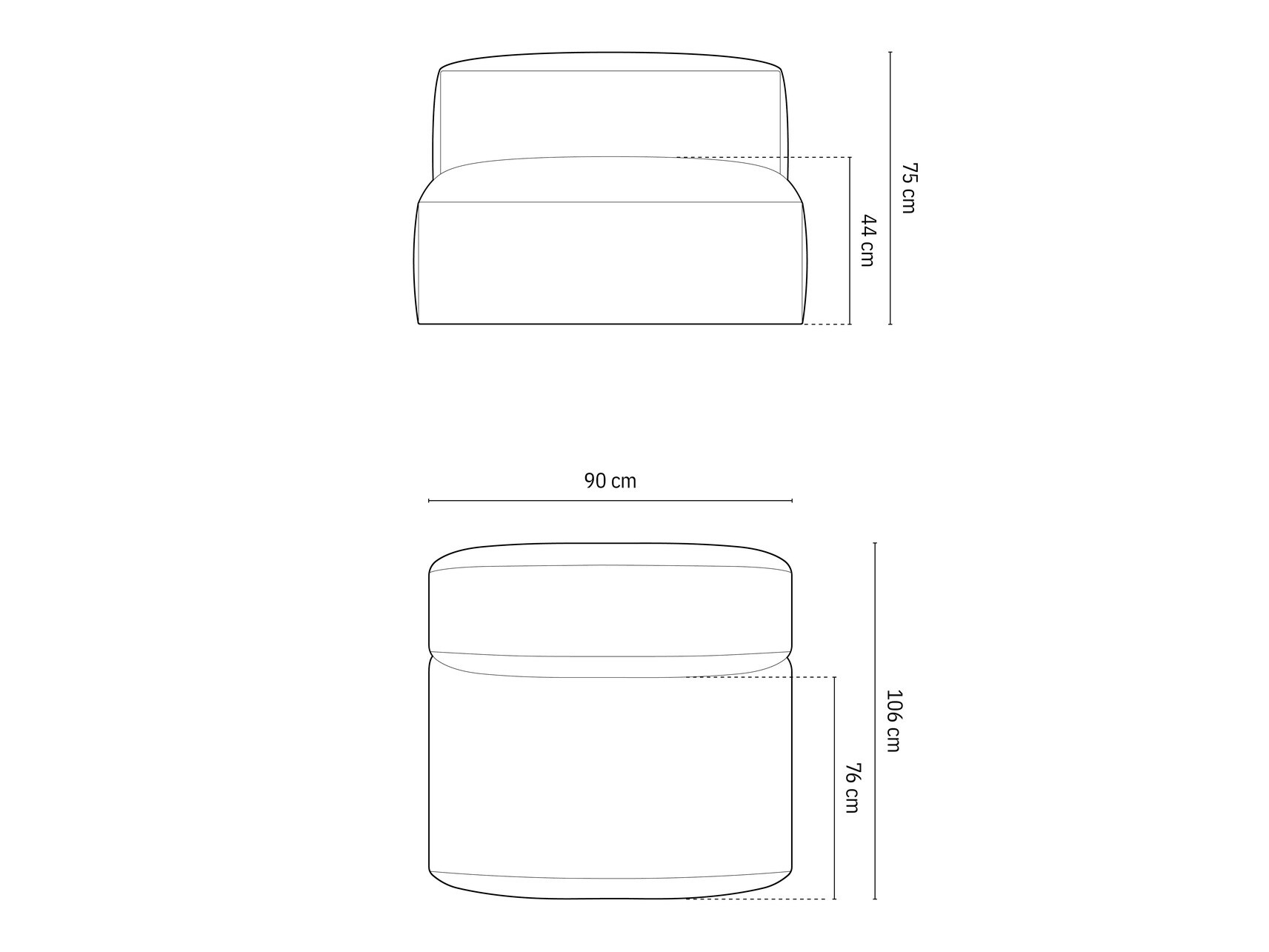 Modularna fotelja Sorcoro 112 (Vogue 15)