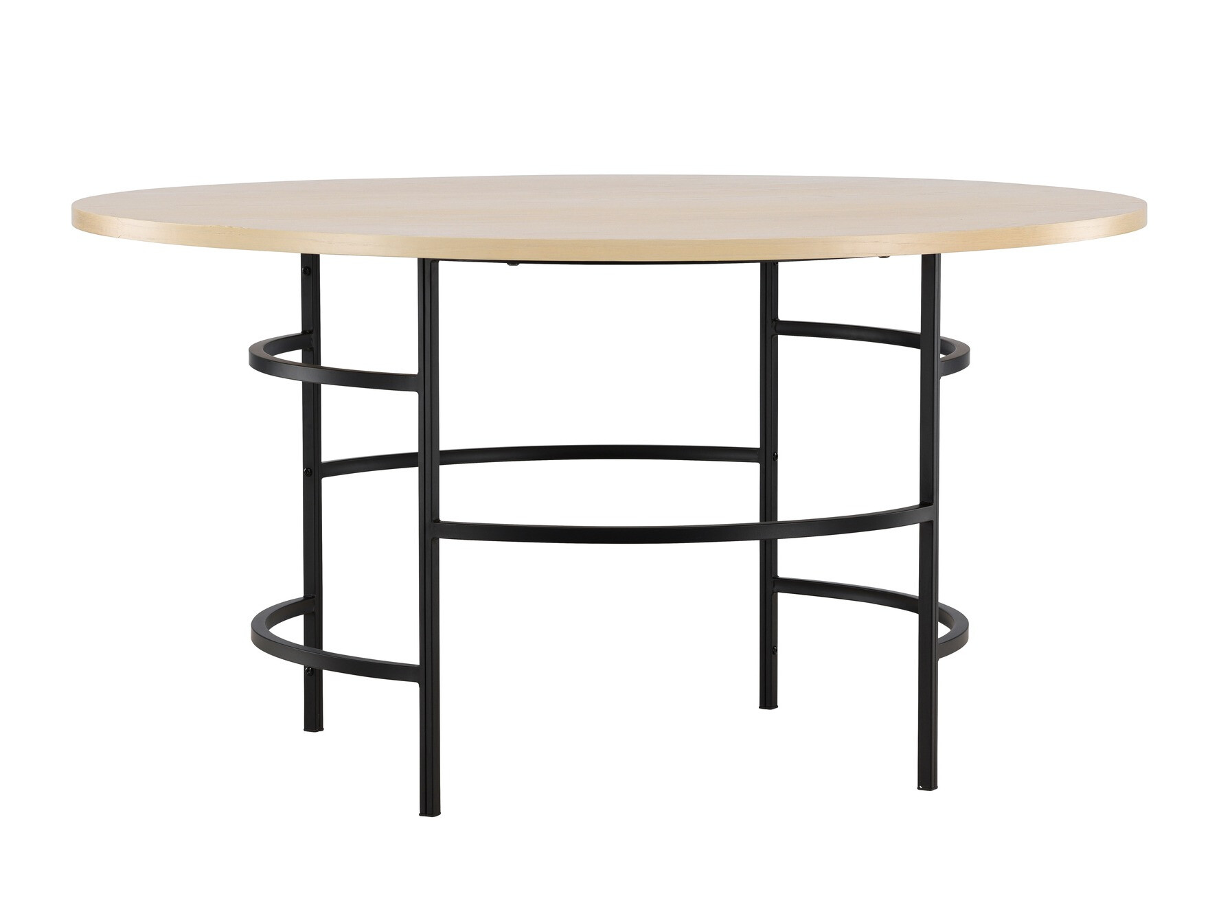 Stol Dallas 4695 (Crna + Svijetlo smeđa)