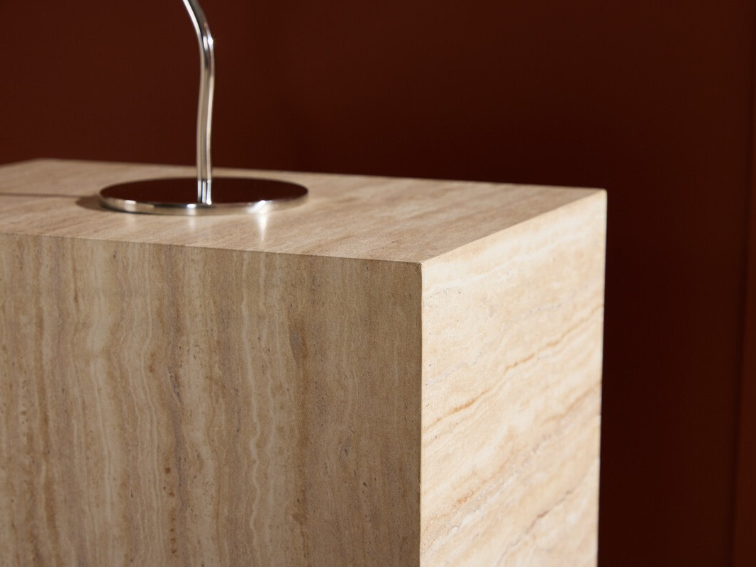 Pomoćni stolić Dallas 5005 (Svijetla Travertine)