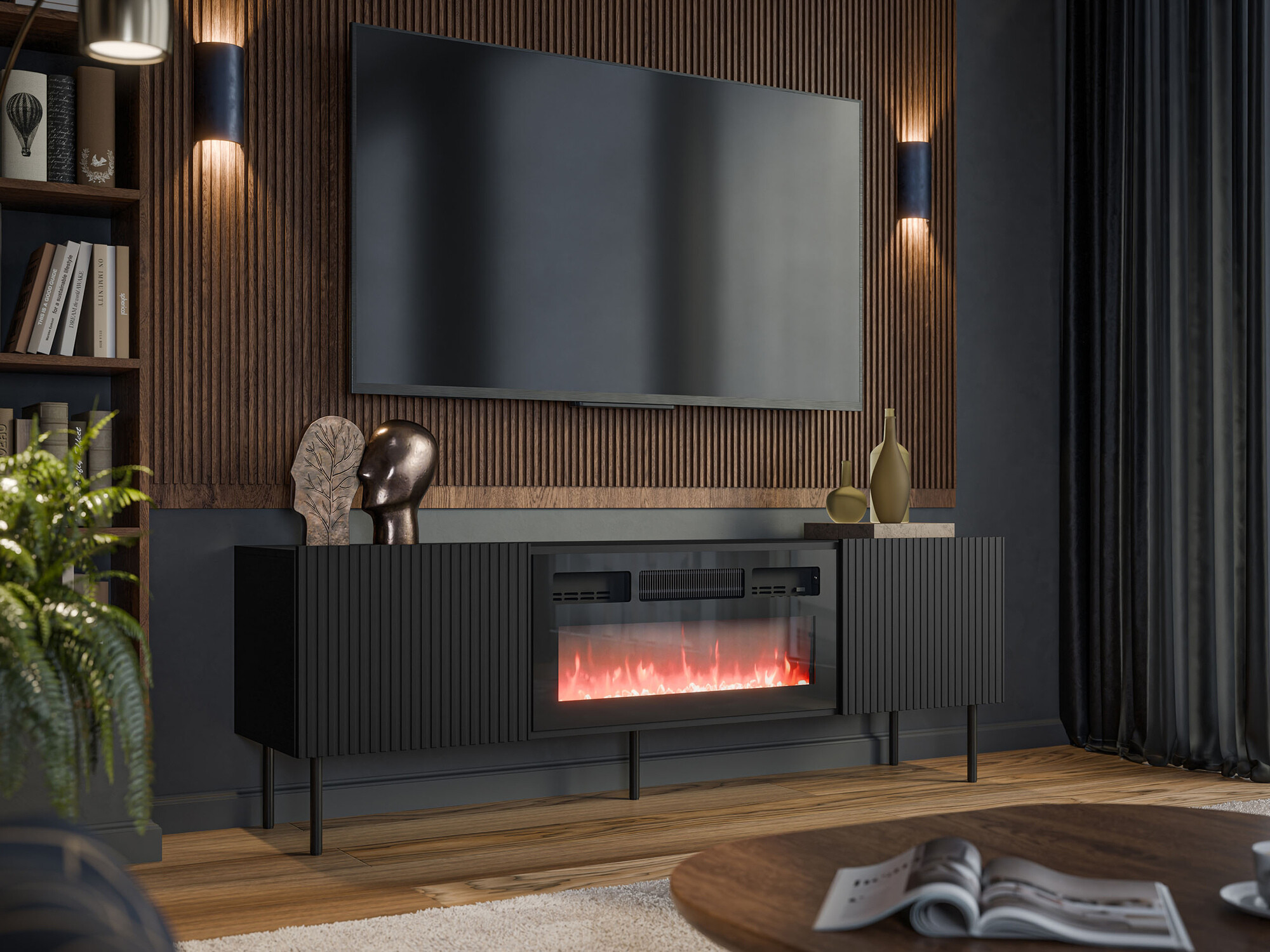 TV stol Charlotte 210 (Crna)