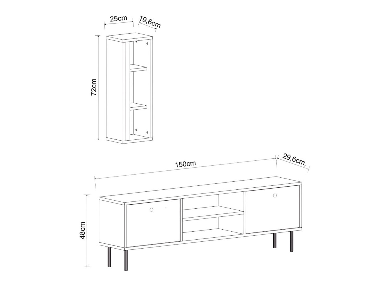 Set za dnevni boravak Asheboro 162