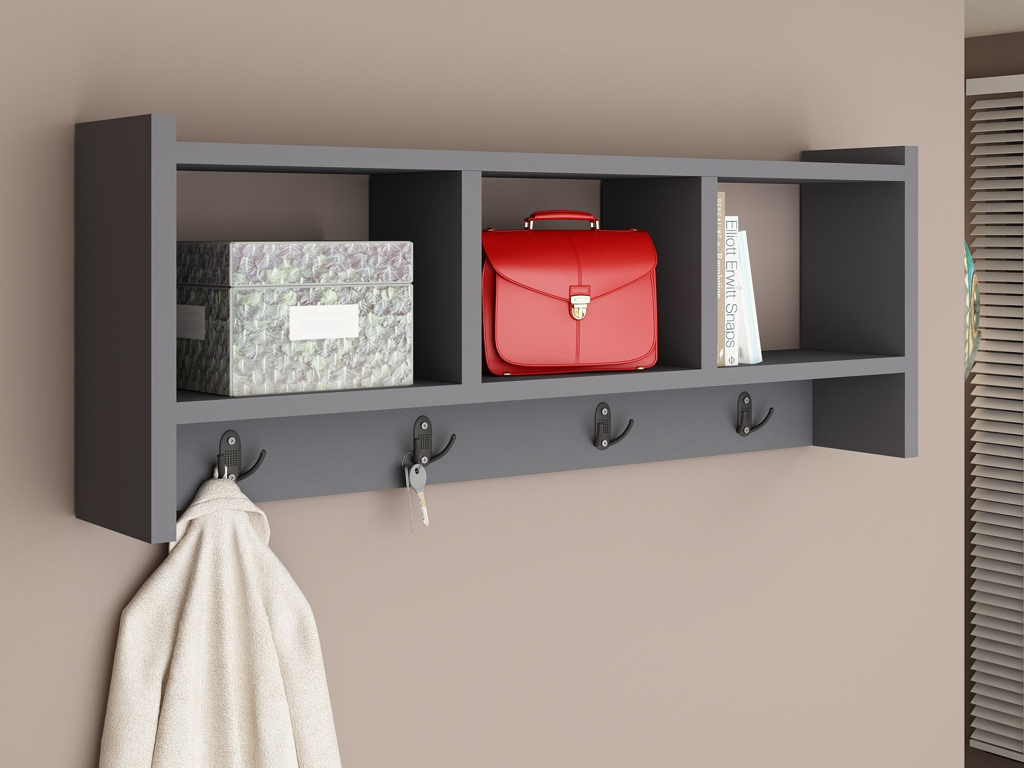 Vješalica Asheboro 163 (Antracit)