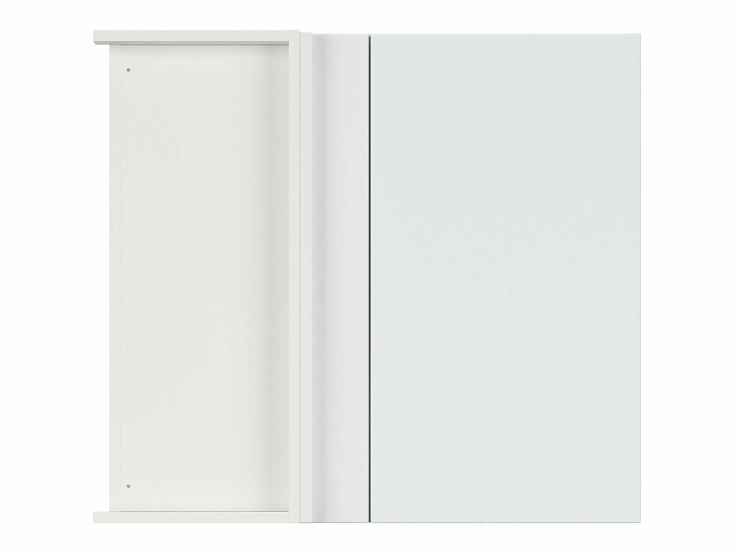 Modularan zidni kutni ormarić Top White 155