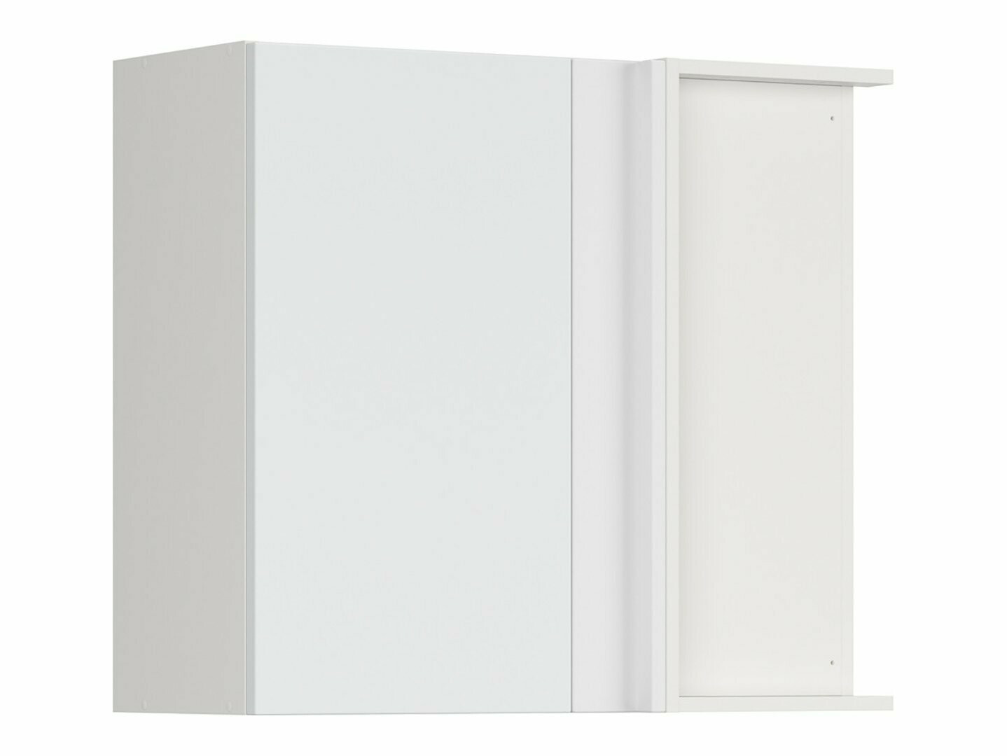 Modularan zidni kutni ormarić Top White 155