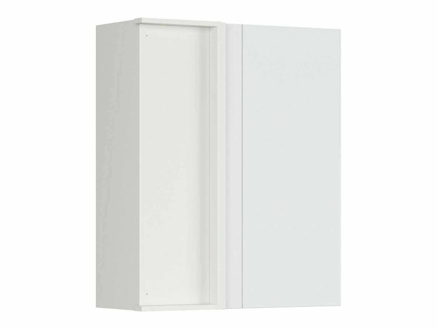 Modularan zidni kutni ormarić Top White 156