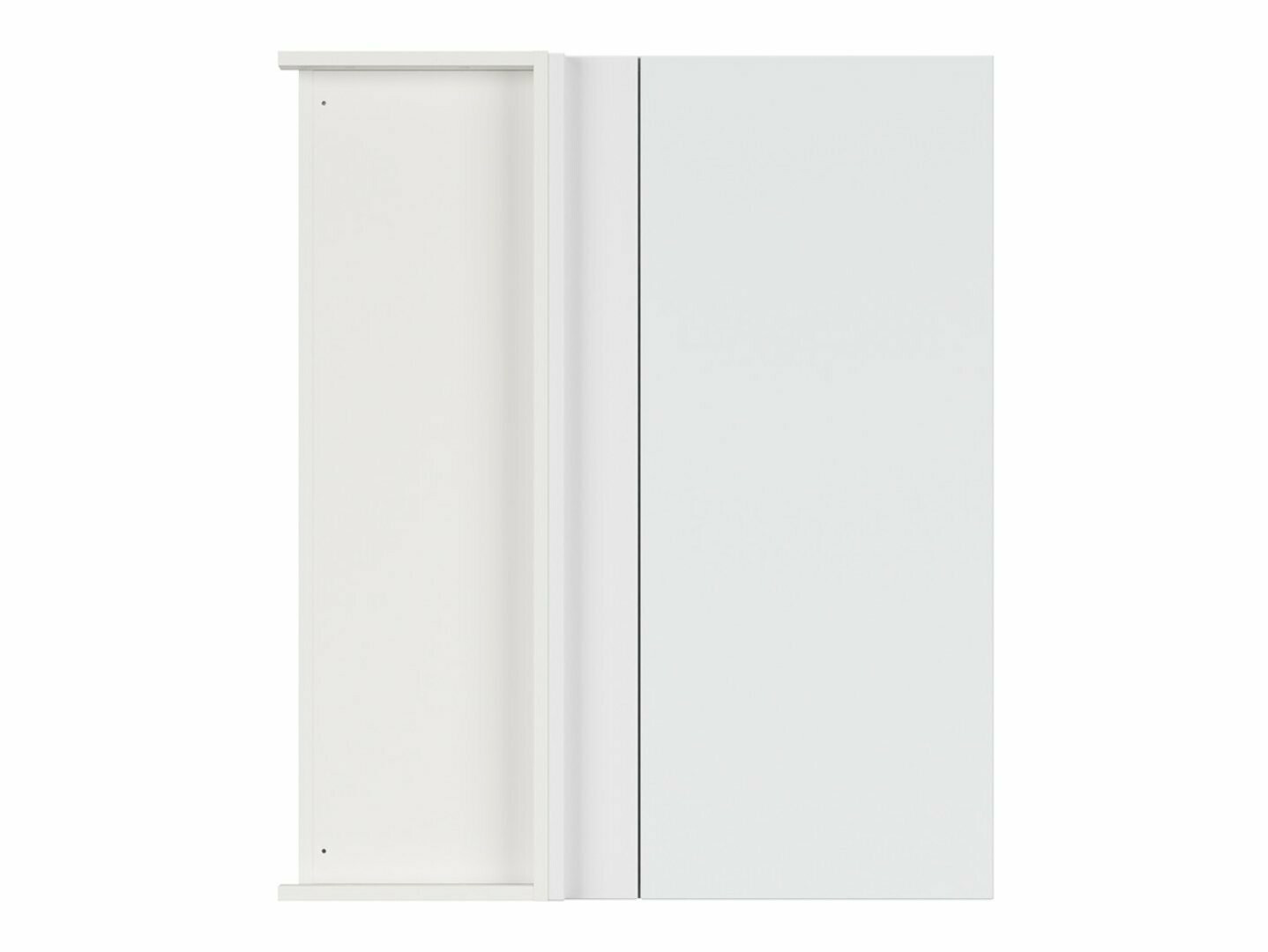 Modularan zidni kutni ormarić Top White 156