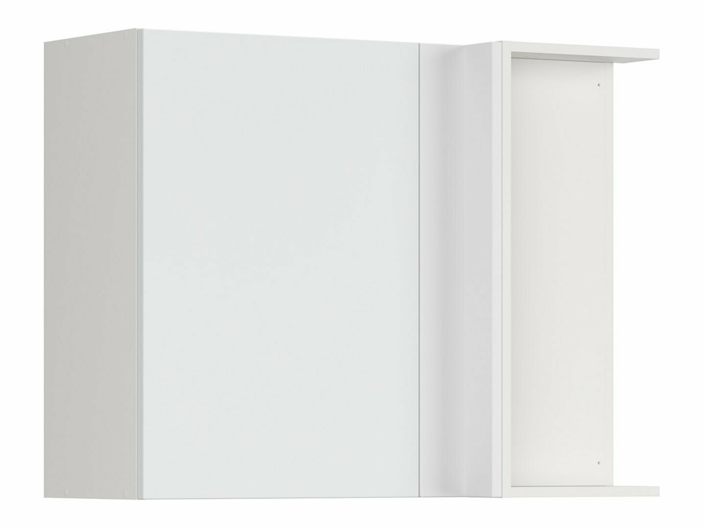 Modularan zidni kutni ormarić Top White 157