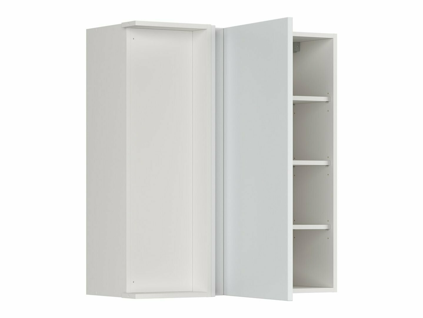 Modularan zidni kutni ormarić Top White 158