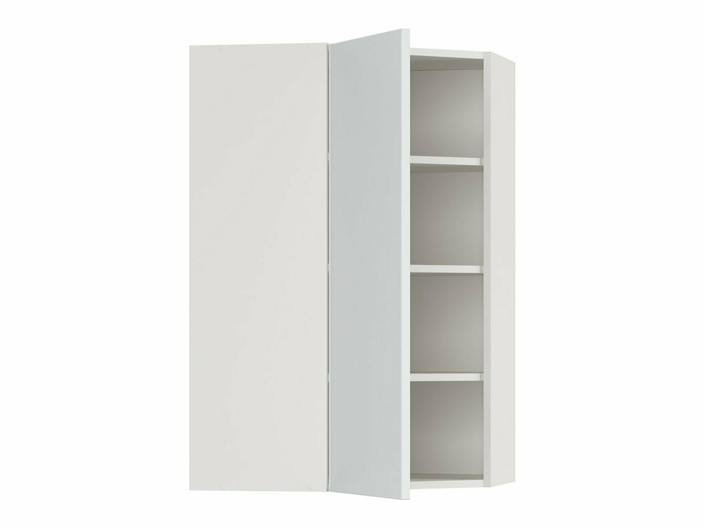 Modularan zidni kutni ormarić Top White 161