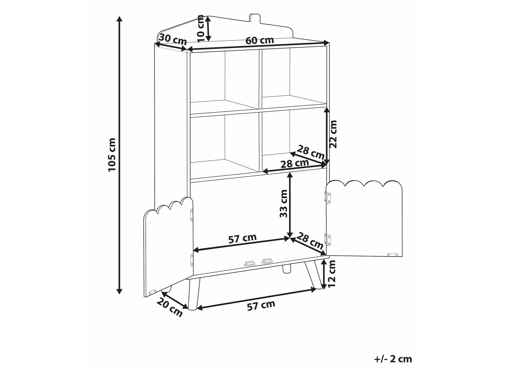 Ormarić Berwyn 2496