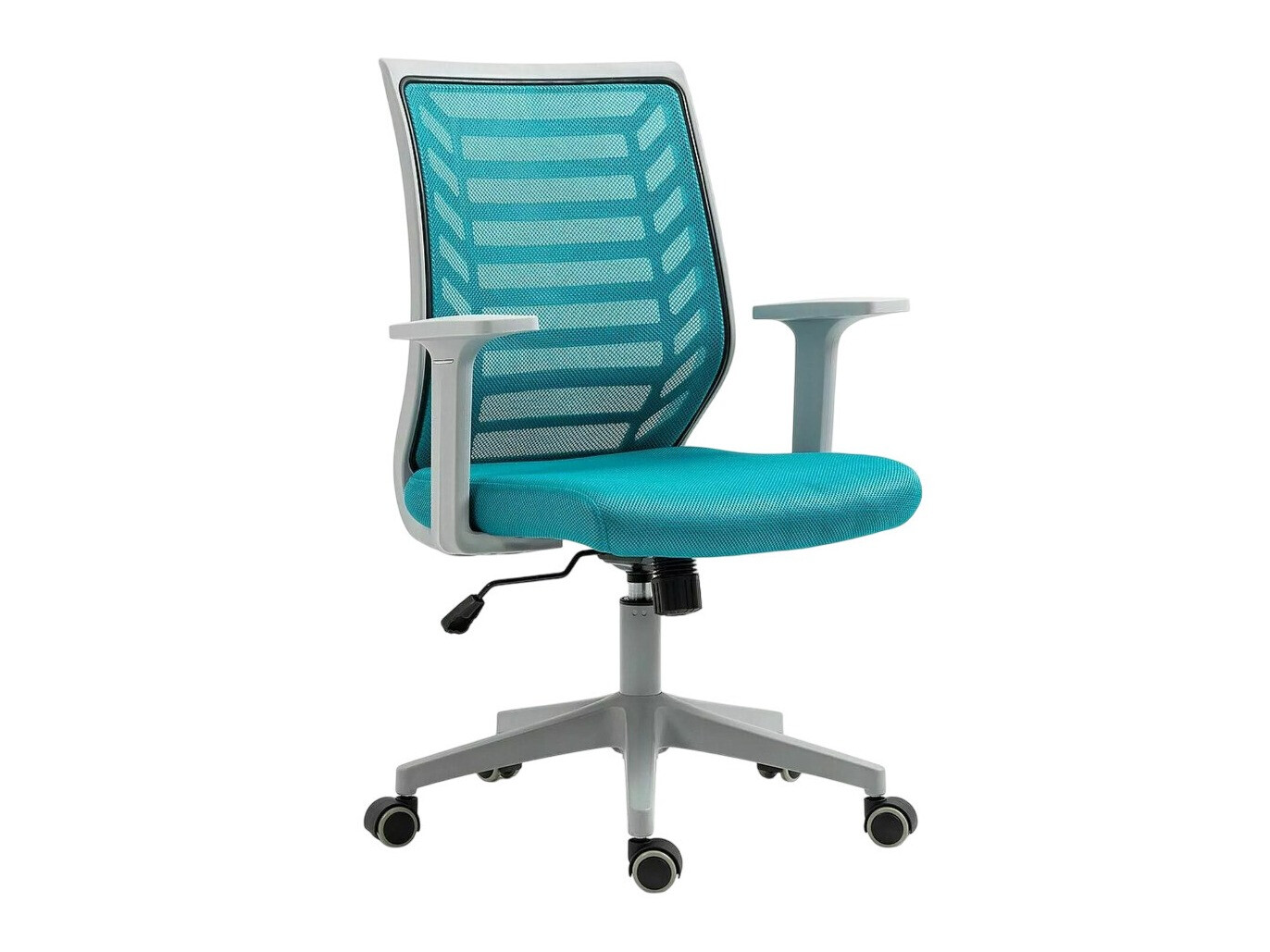 Uredska stolica Detroit 694 (Siva + Tirkizna)