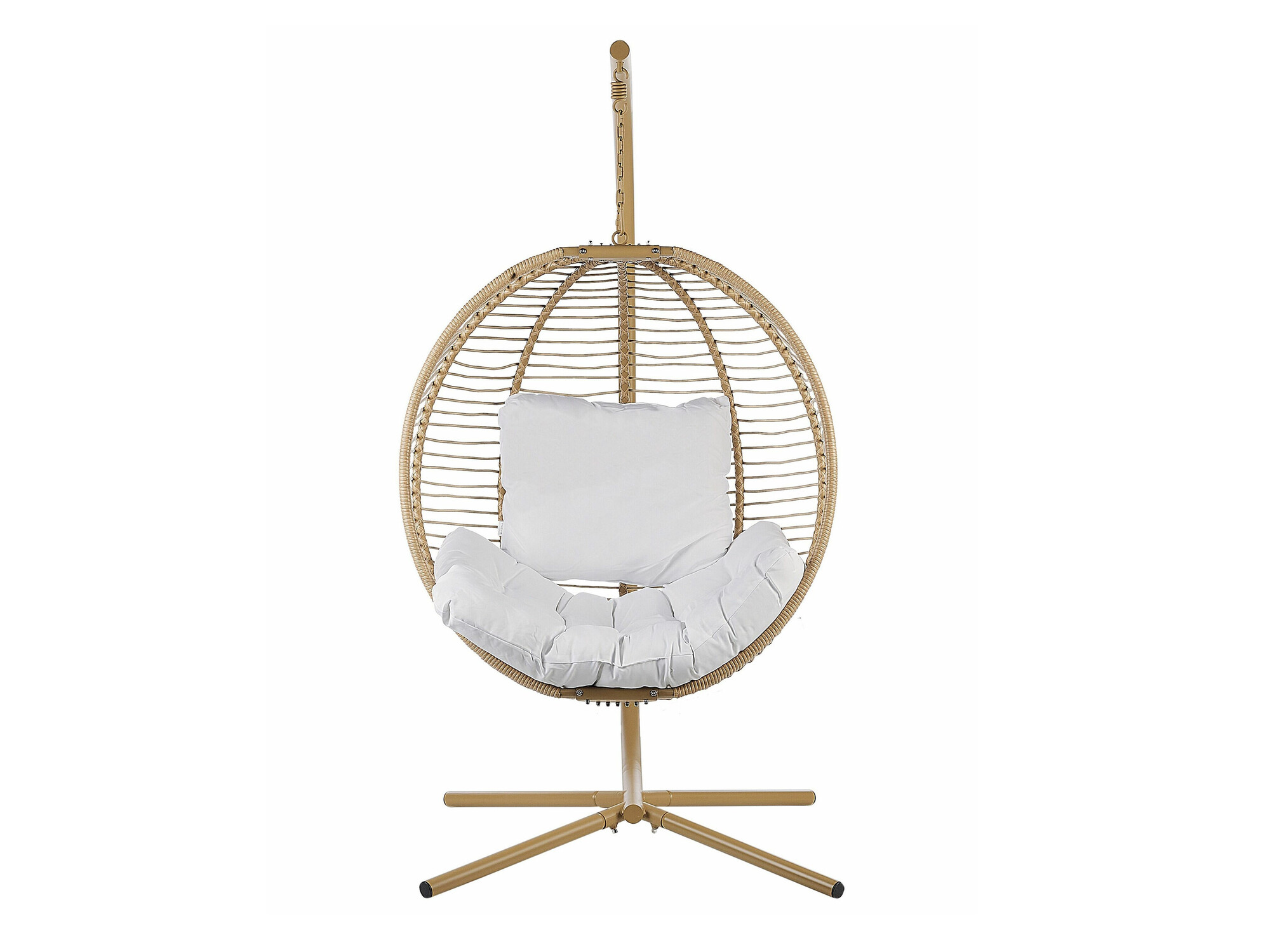 Viseća stolica Berwyn 2502 (Bež + Bijela)