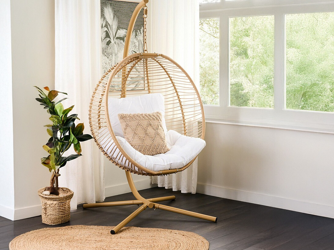 Viseća stolica Berwyn 2502 (Bež + Bijela)