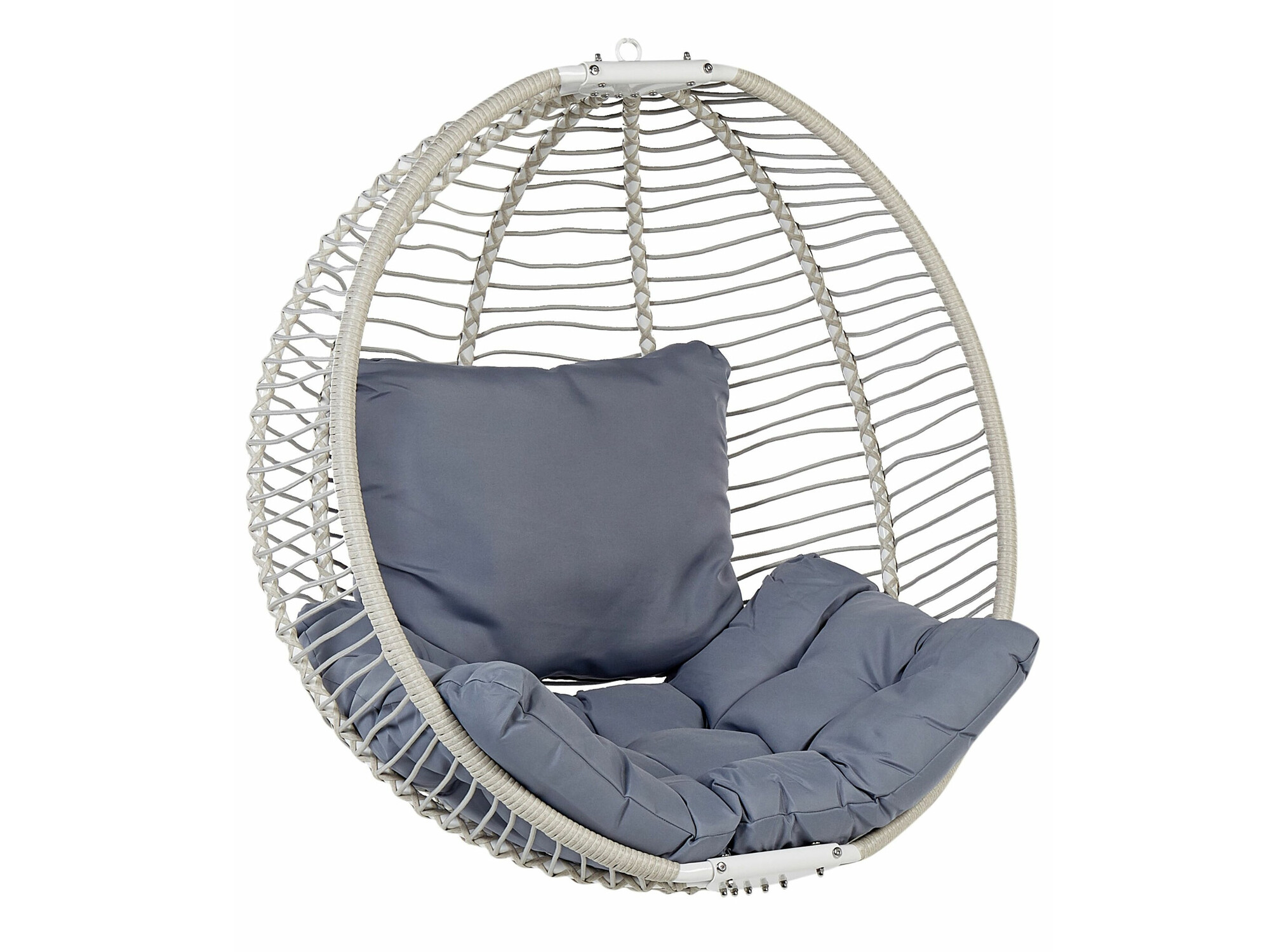 Viseća stolica Berwyn 2502 (Bijela + Siva)