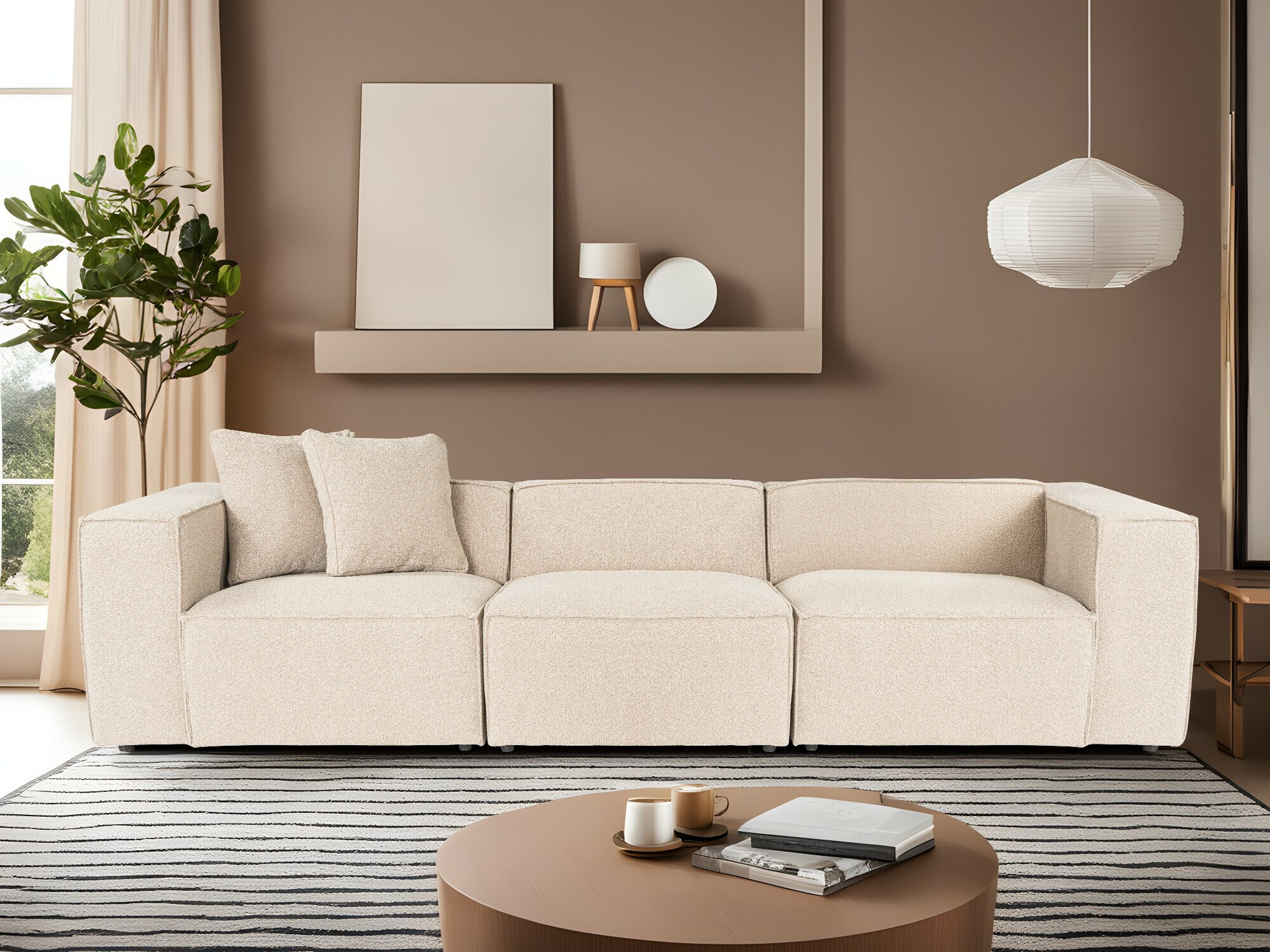 Modularna sofa Fivsoi 101 (Bež)