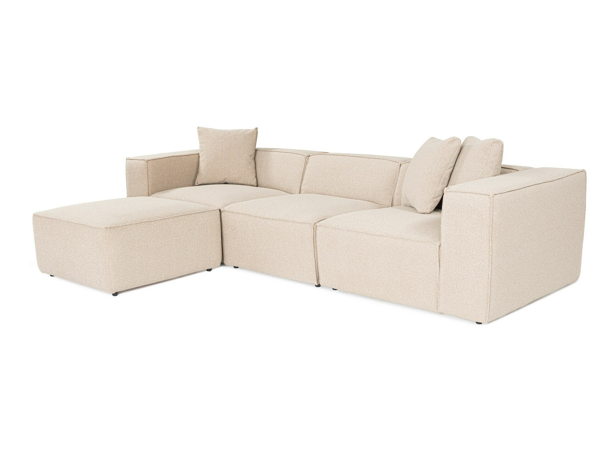 Modularna kutna garnitura Fivsoi 102 (Bež)