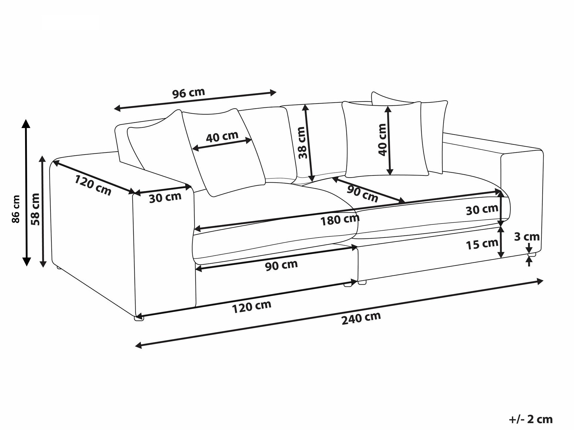 Kauč Berwyn 2508 (Taupe)