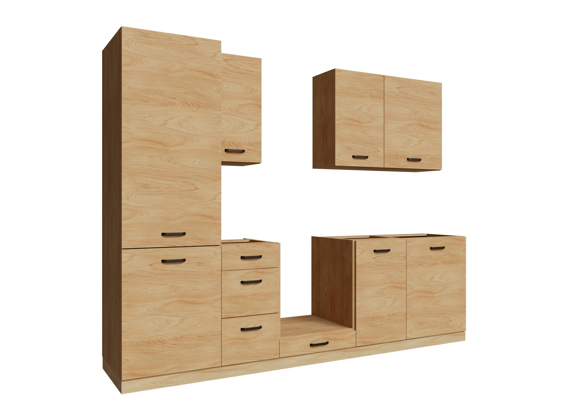 Modularan kuhinjski set Amper Oak 167