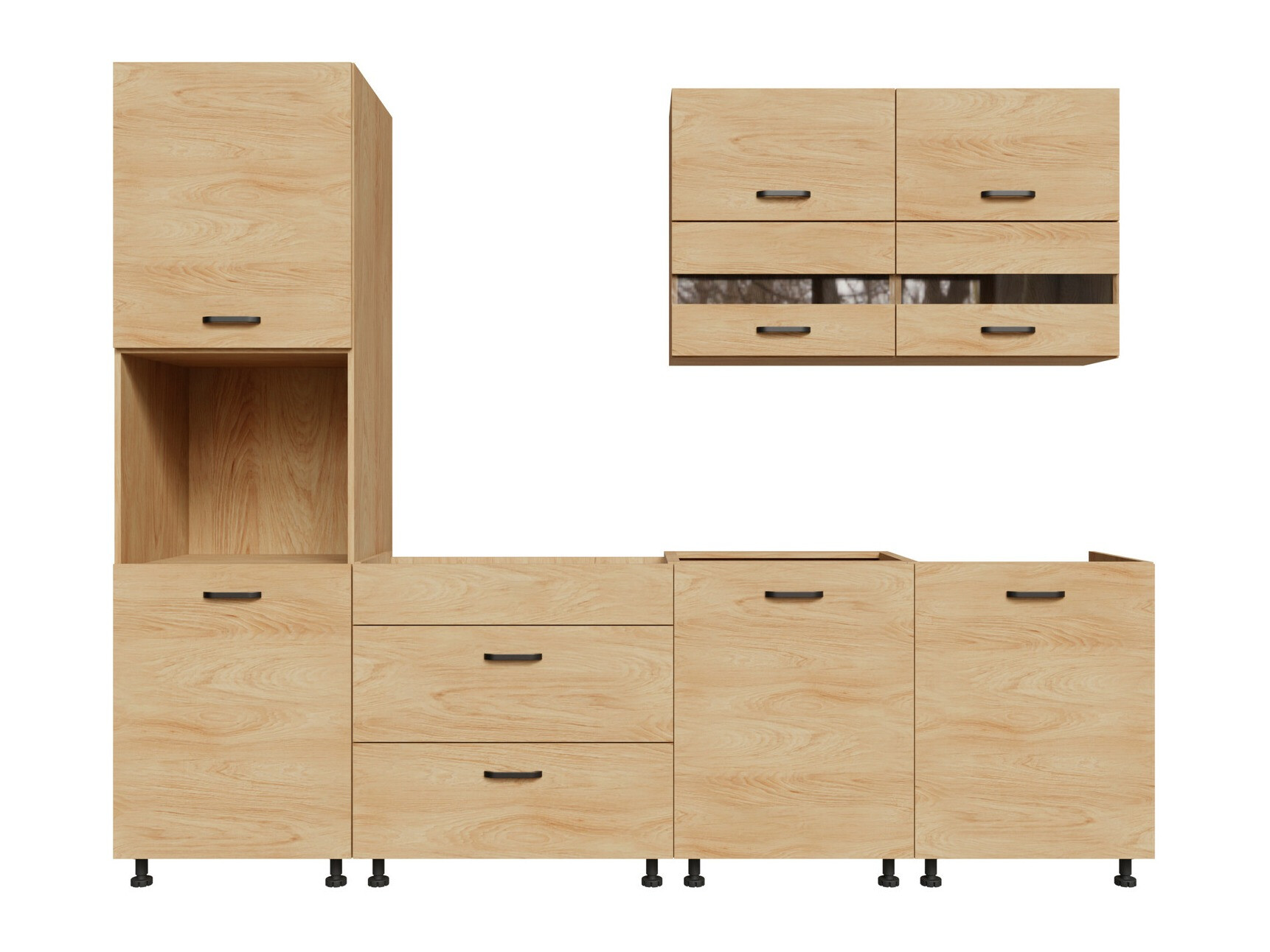 Modularan kuhinjski set Amper Oak 168