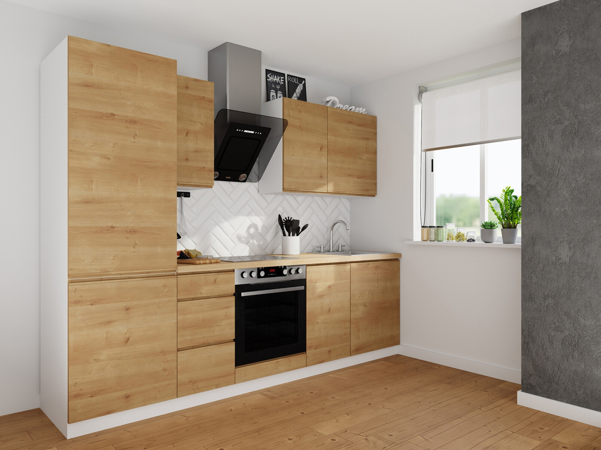 Modularan kuhinjski set Soli Oak 162