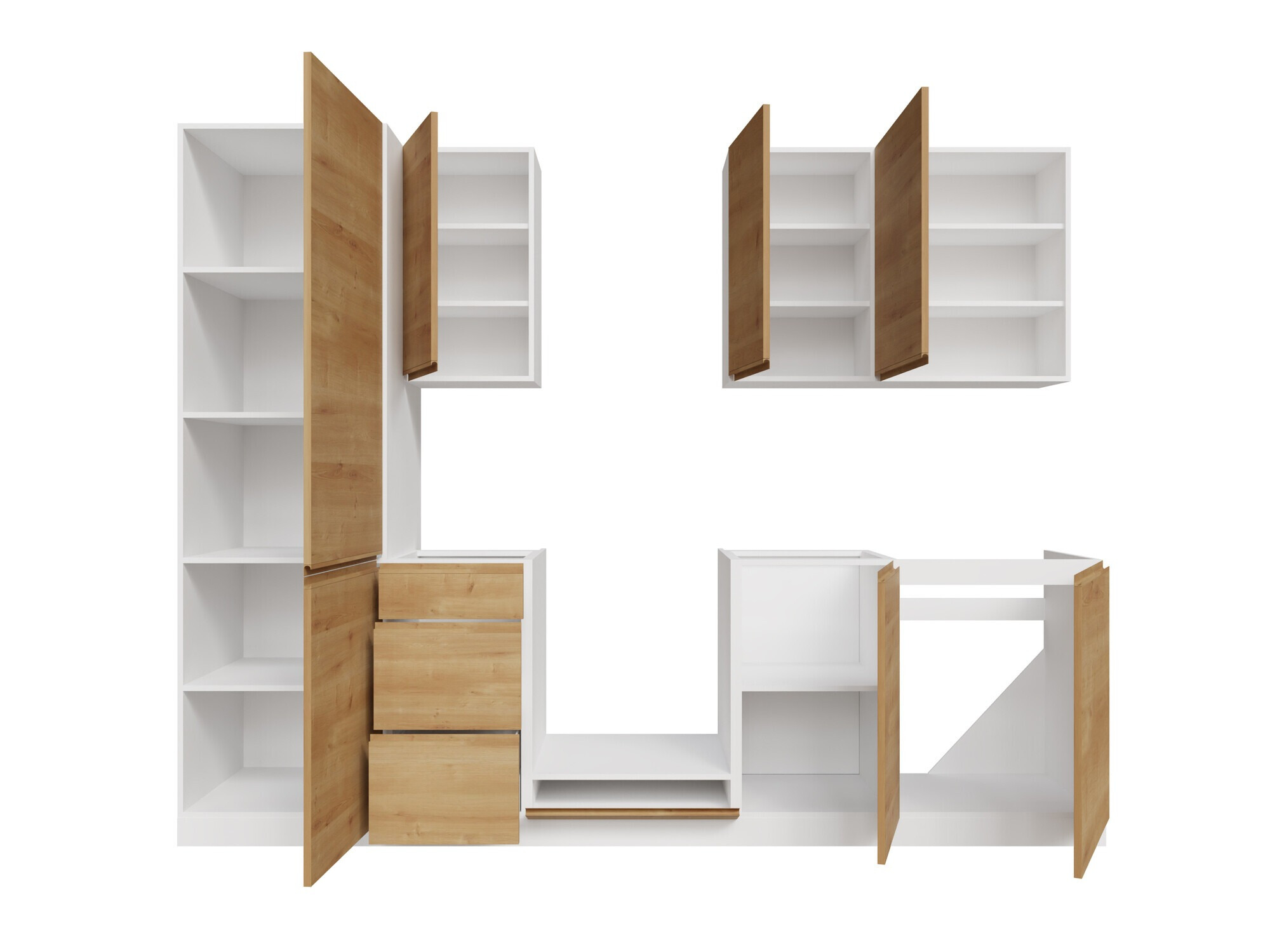 Modularan kuhinjski set Soli Oak 162