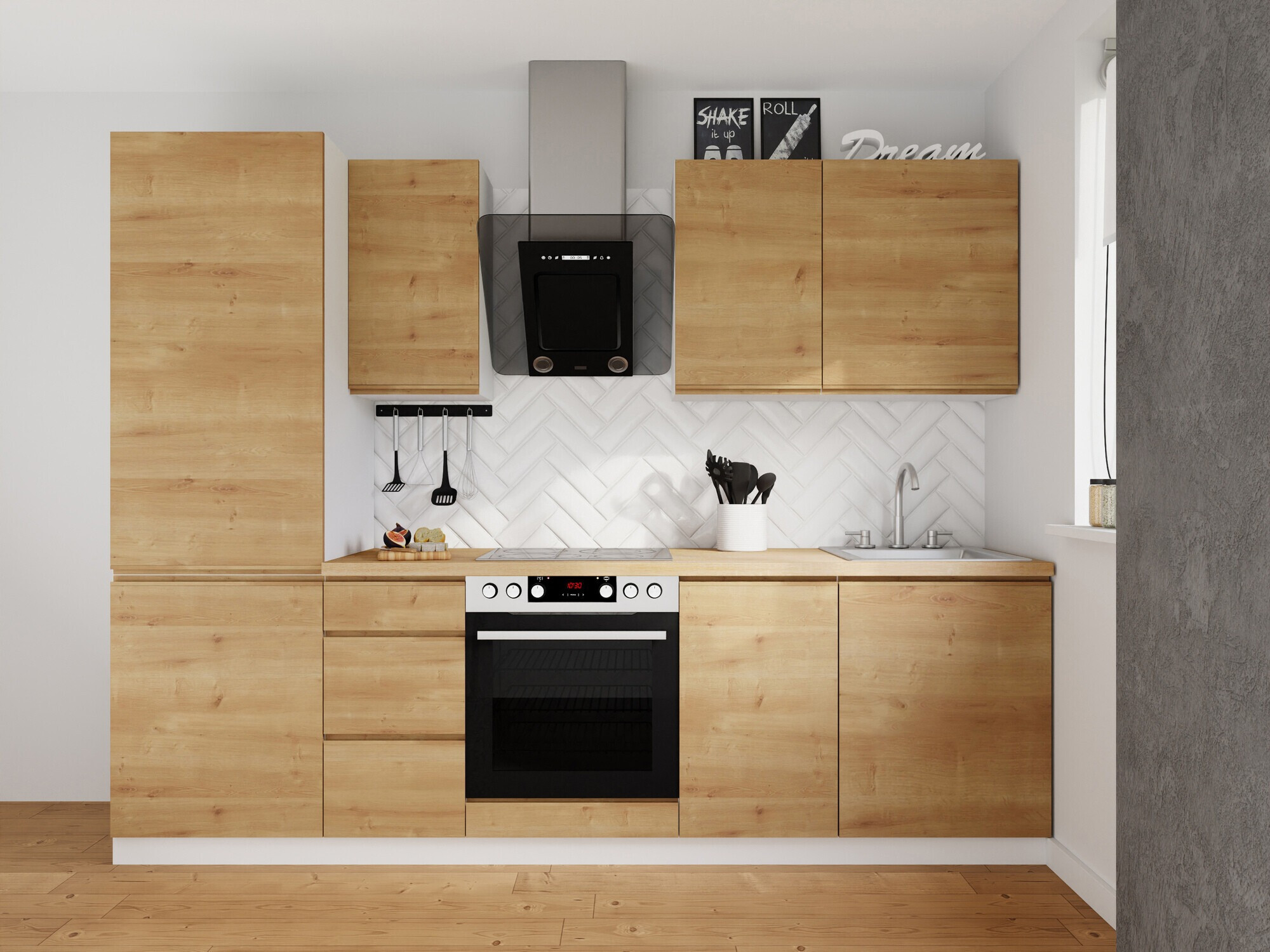 Modularan kuhinjski set Soli Oak 162