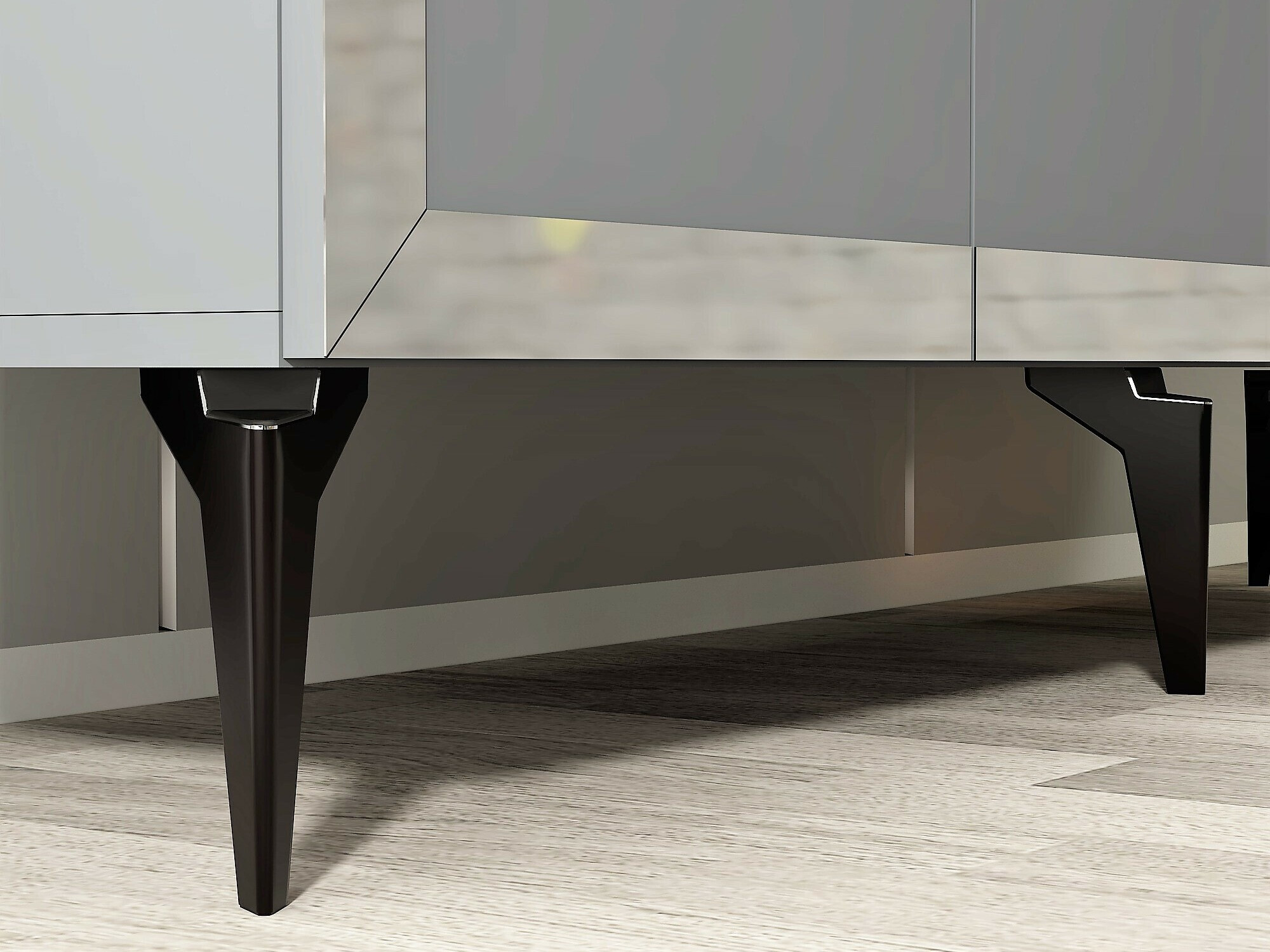 Ormarić Asheboro 169 (Antracit + Srebrna)