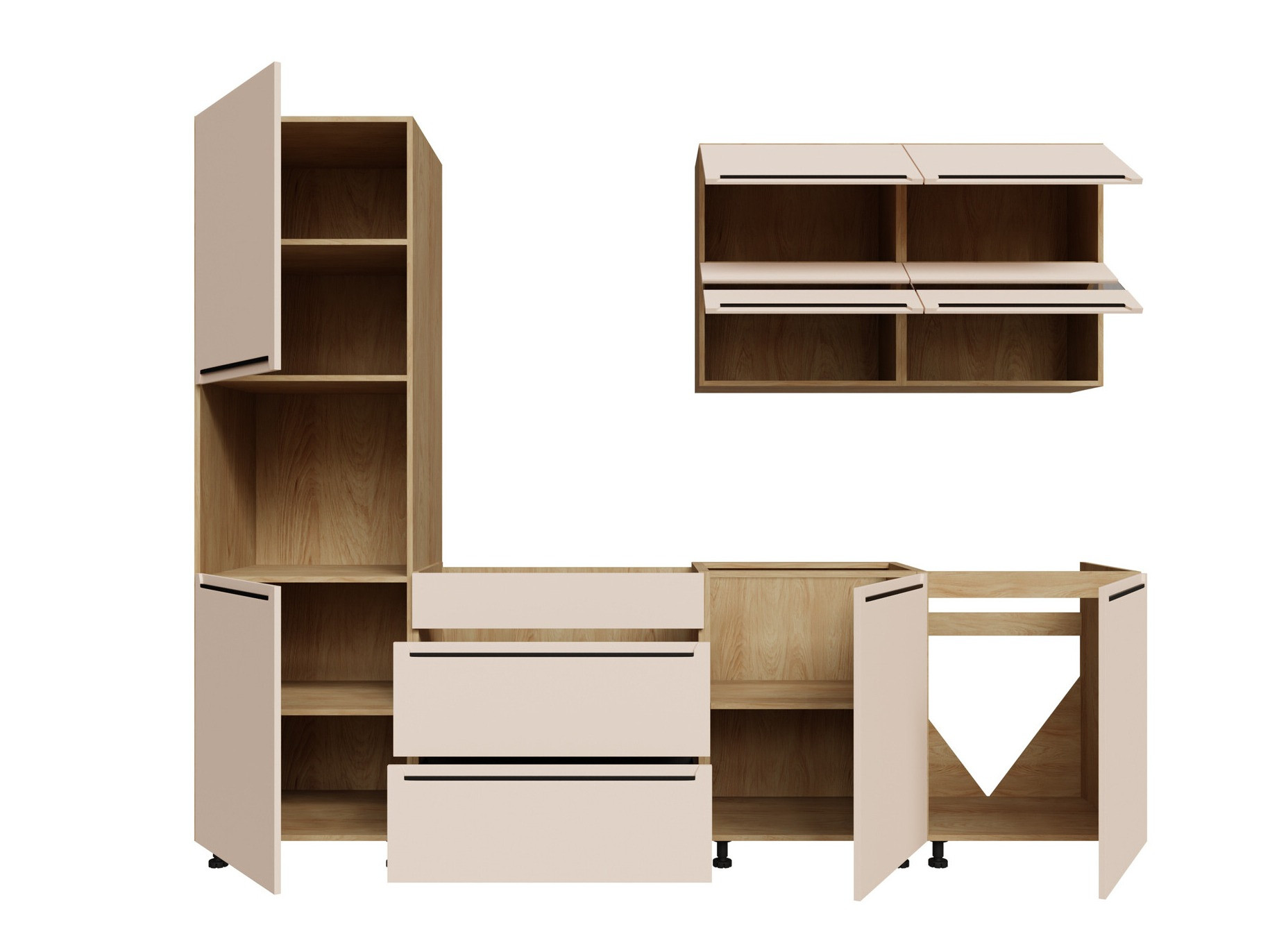 Modularan kuhinjski set Riso Beige 171
