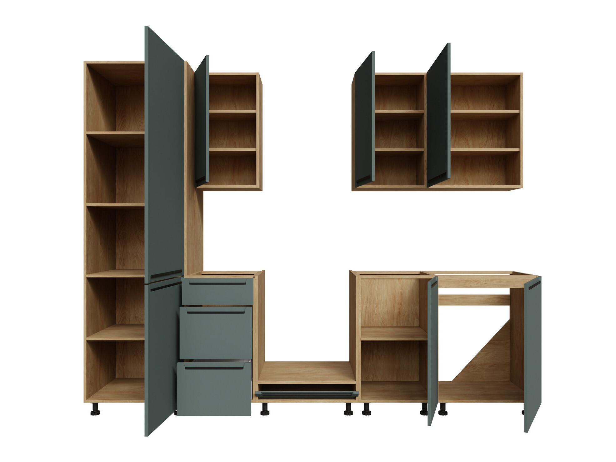 Modularan kuhinjski set Riso Green 168