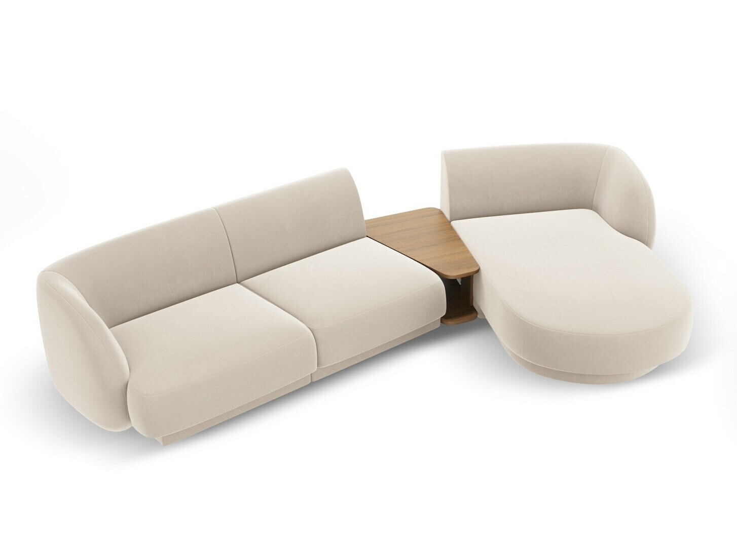 Modularna kutna garnitura Tivlomi 117 (Bluvel 22)